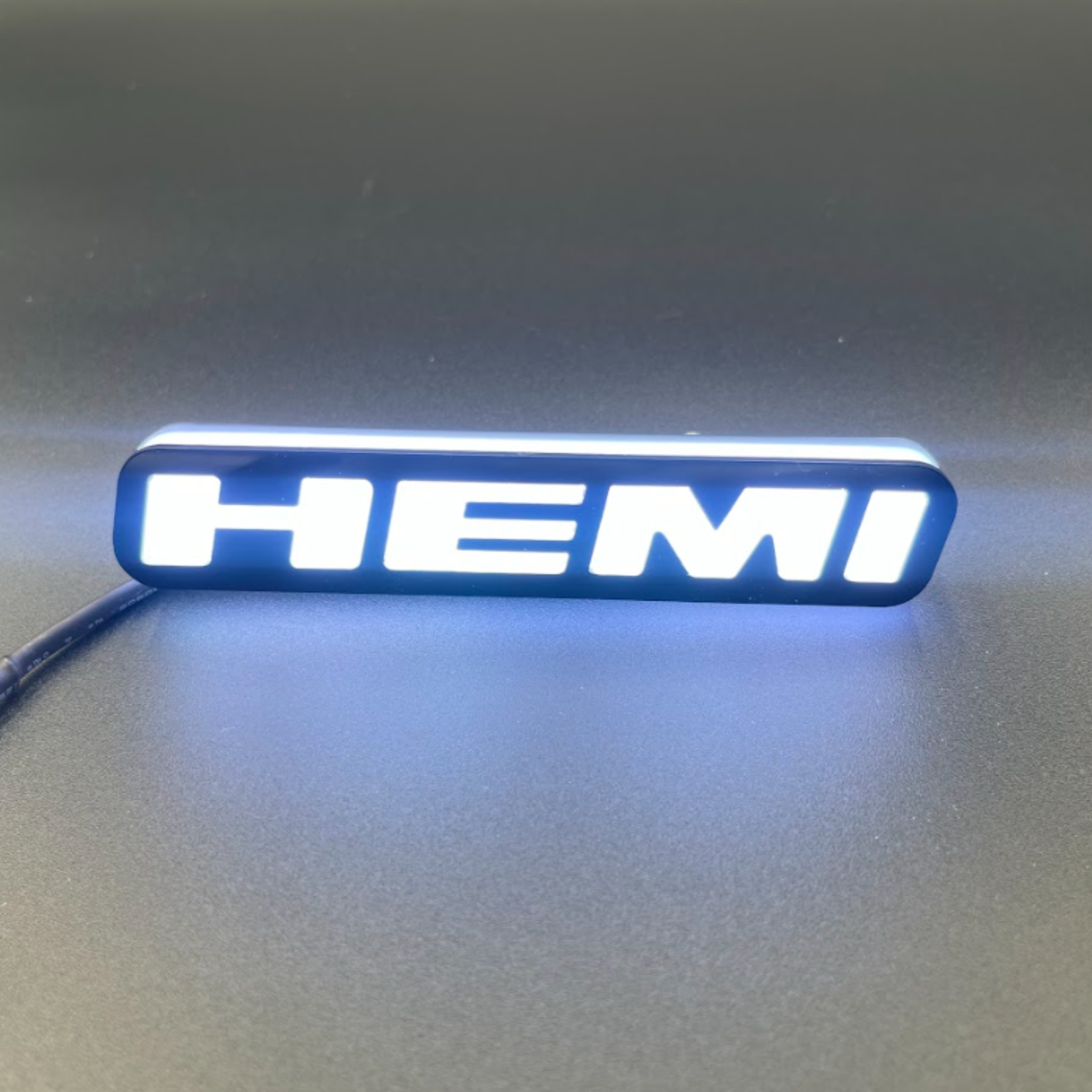 Hemi LED Badge: (Multicolor)