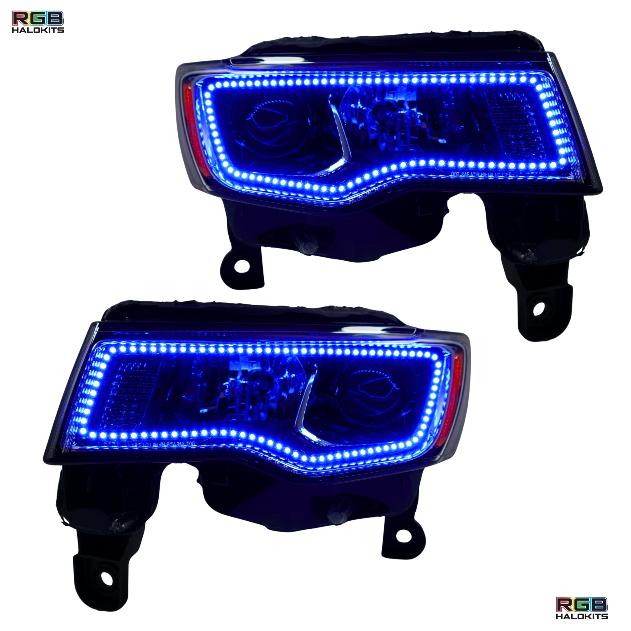 Jeep Grand Cherokee Multicolor Flow Series Halo Kit (2014-2021) – Custom Multicolor LED Lighting by RGB Halo Kits