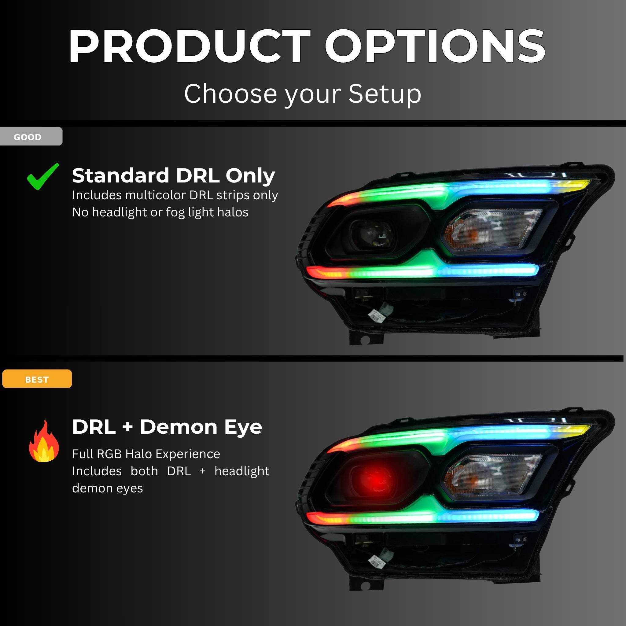 Dodge Durango Multicolor Flow DRL Kit (2021-2026)