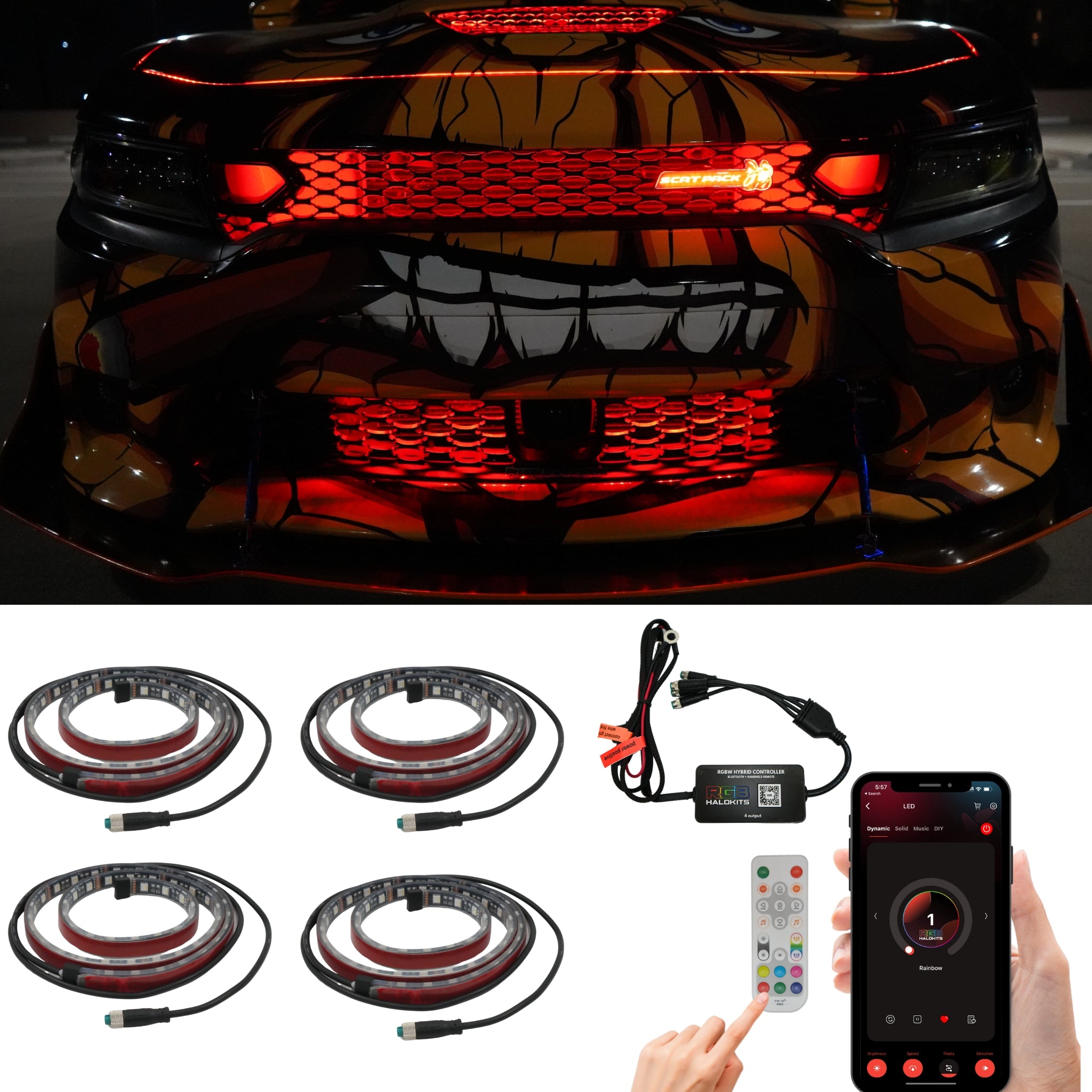 Multicolor Grille LED Kit