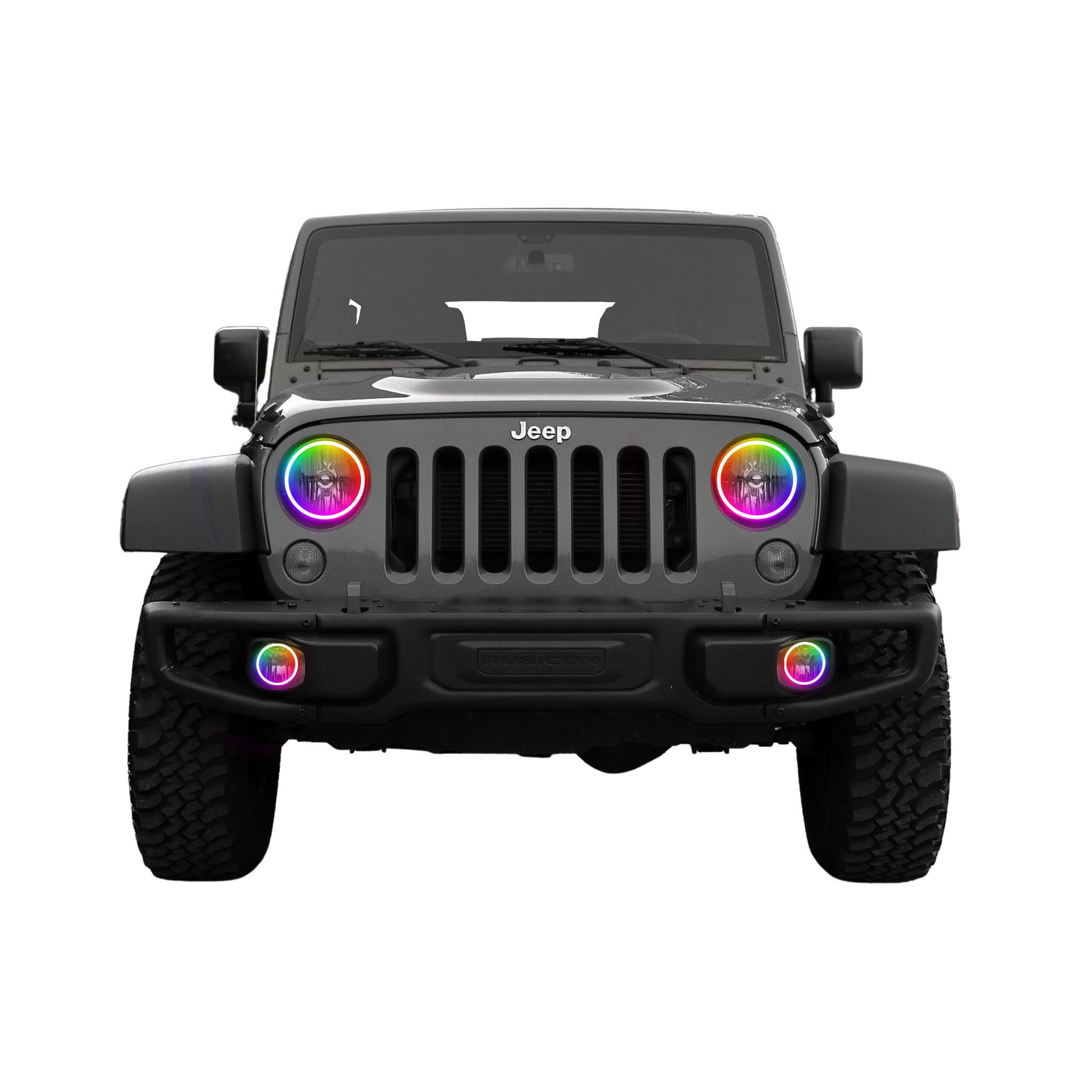 2007-2016 Jeep Wrangler JK Multicolor Halo Kit