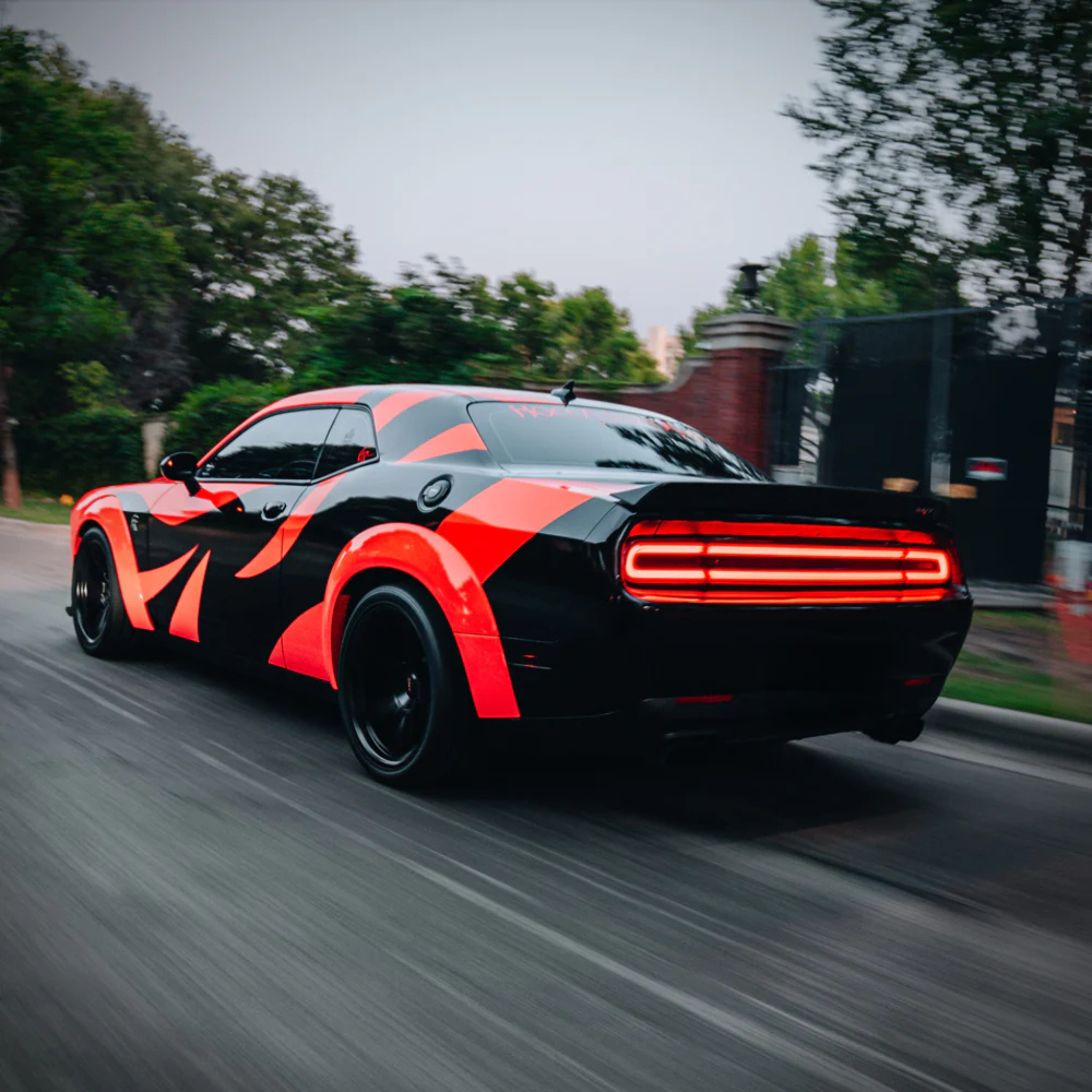 Dodge Challenger: Flow Series Multicolor Tail Lights (2015-2024)