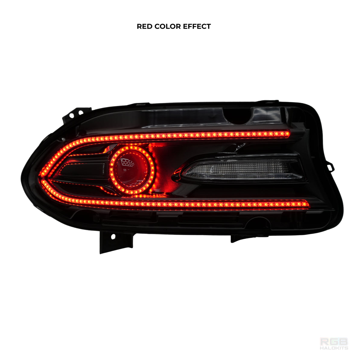 Dodge Charger: Multicolor Flow Series Halo Headlights (2015–2024)