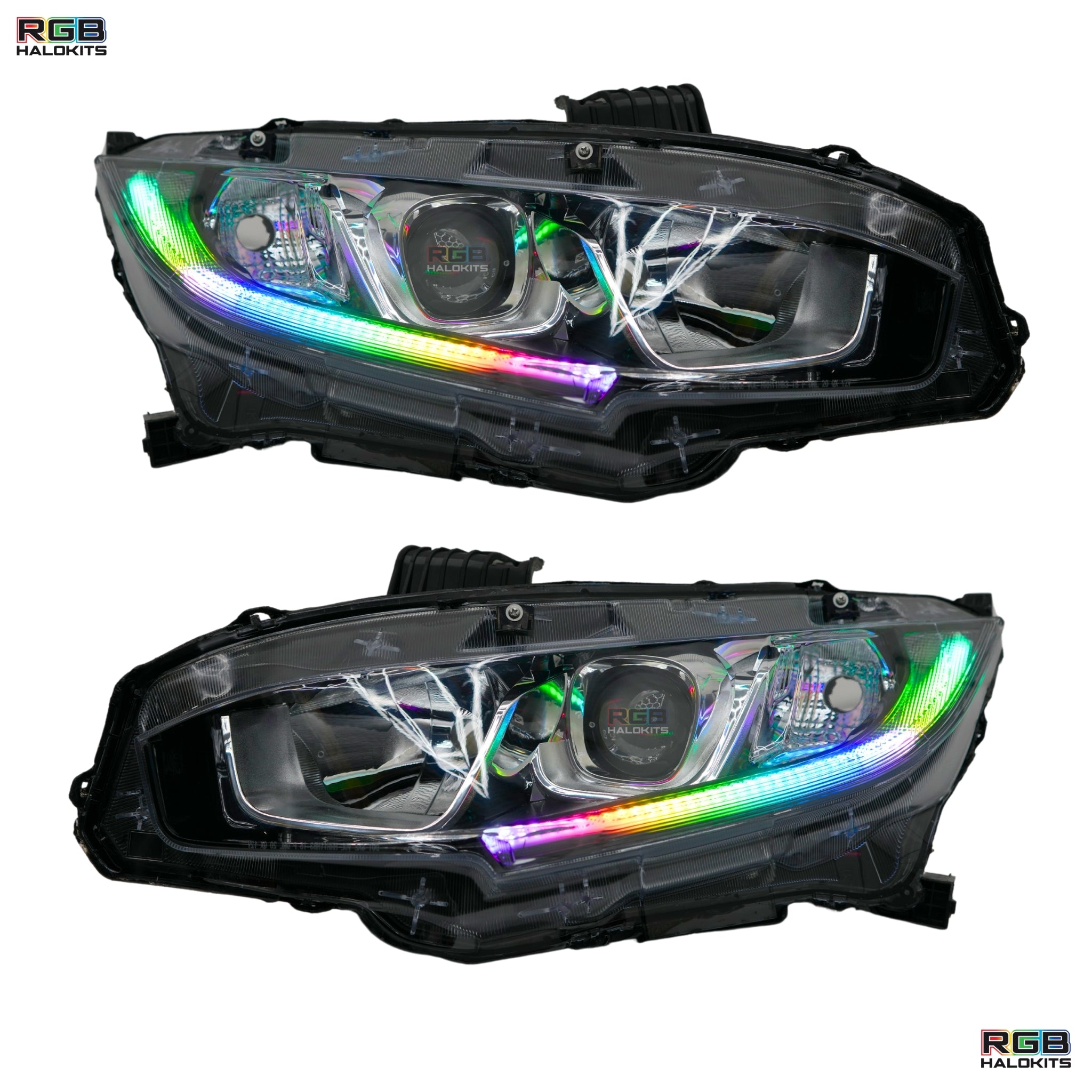 Honda Civic Multicolor Flow Series DRL Boards (2016-2021)