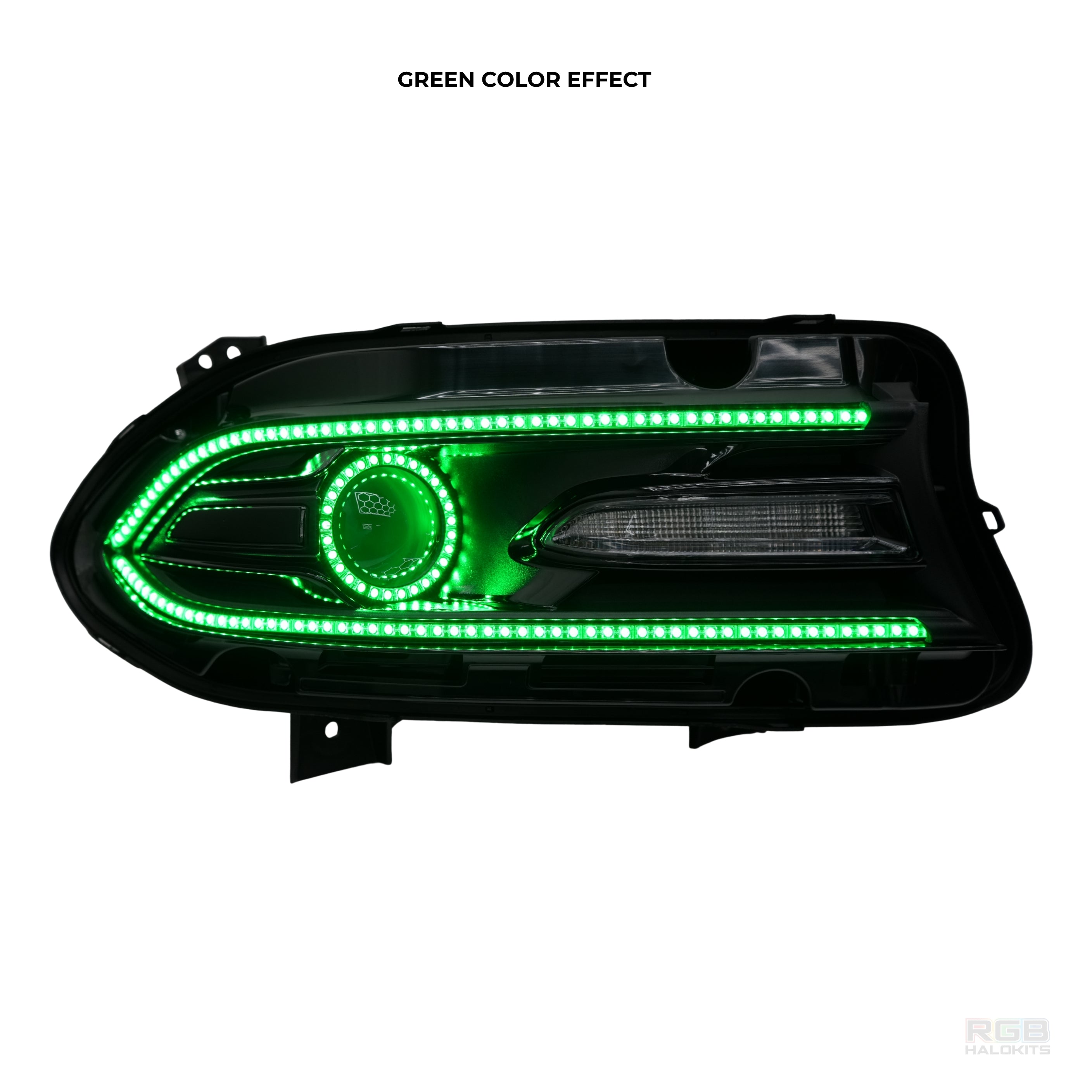 Dodge Charger: Multicolor Headlights (2015-2023) Flow Series