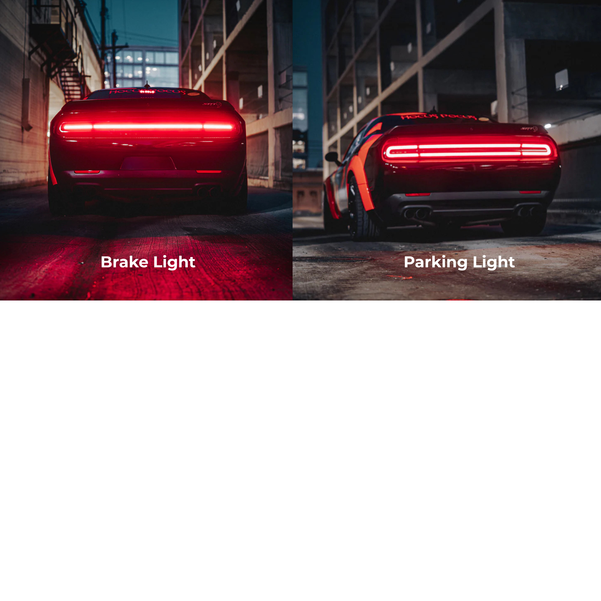 Dodge Challenger: Flow Series Multicolor Tail Lights (2015-2024)