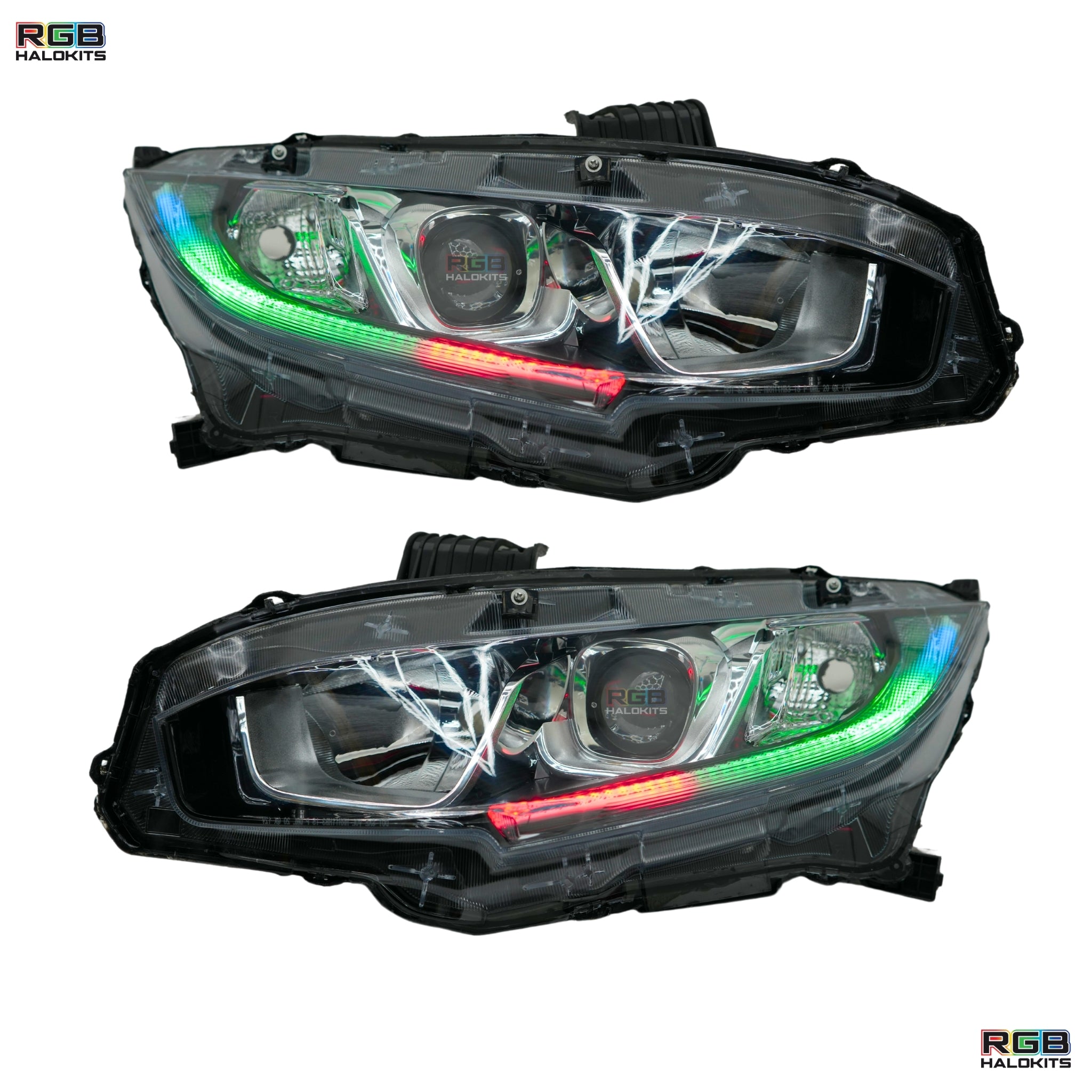 Honda Civic Multicolor Flow Series DRL Boards (2016-2021)