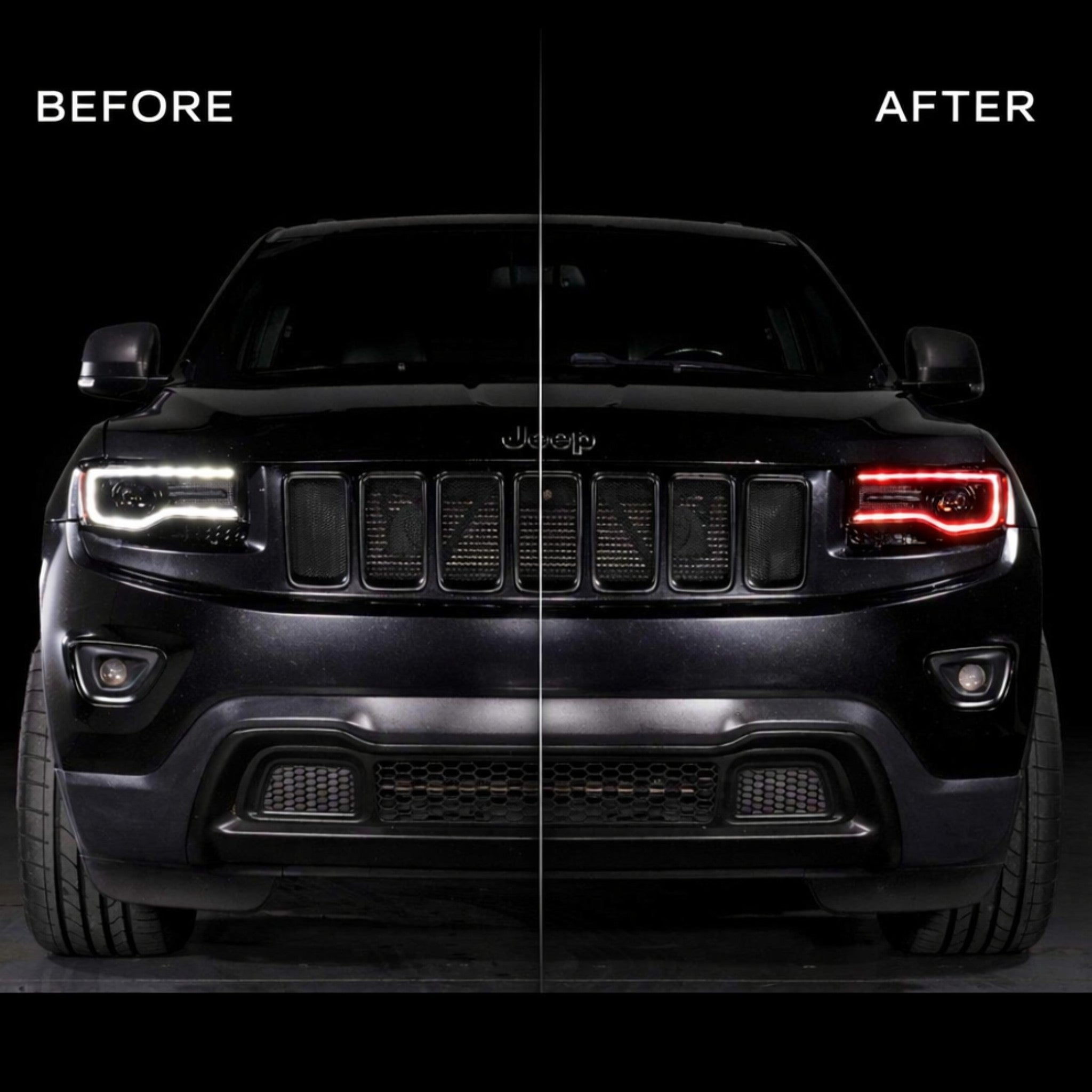 Jeep Grand Cherokee / Trackhawk: Multicolor Flow Headlights (2014-2022) Gen II | XB Morimoto