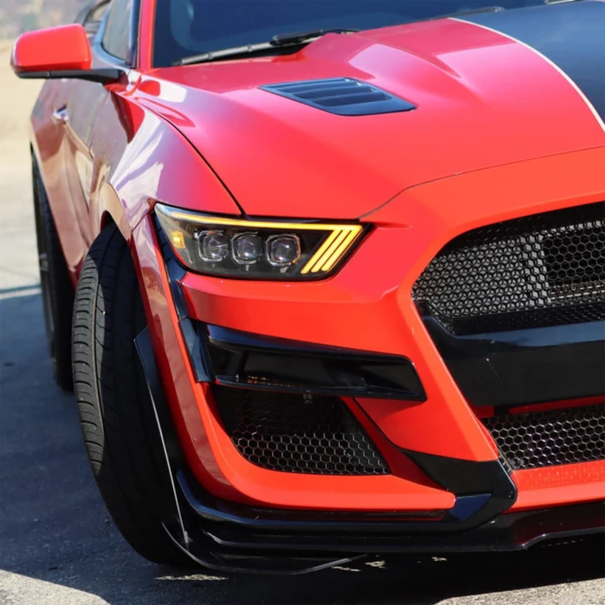 Ford Mustang (2015-2017) / Mustang Shelby (2018-2020) GT350/GT500 Headlights | Alpharex