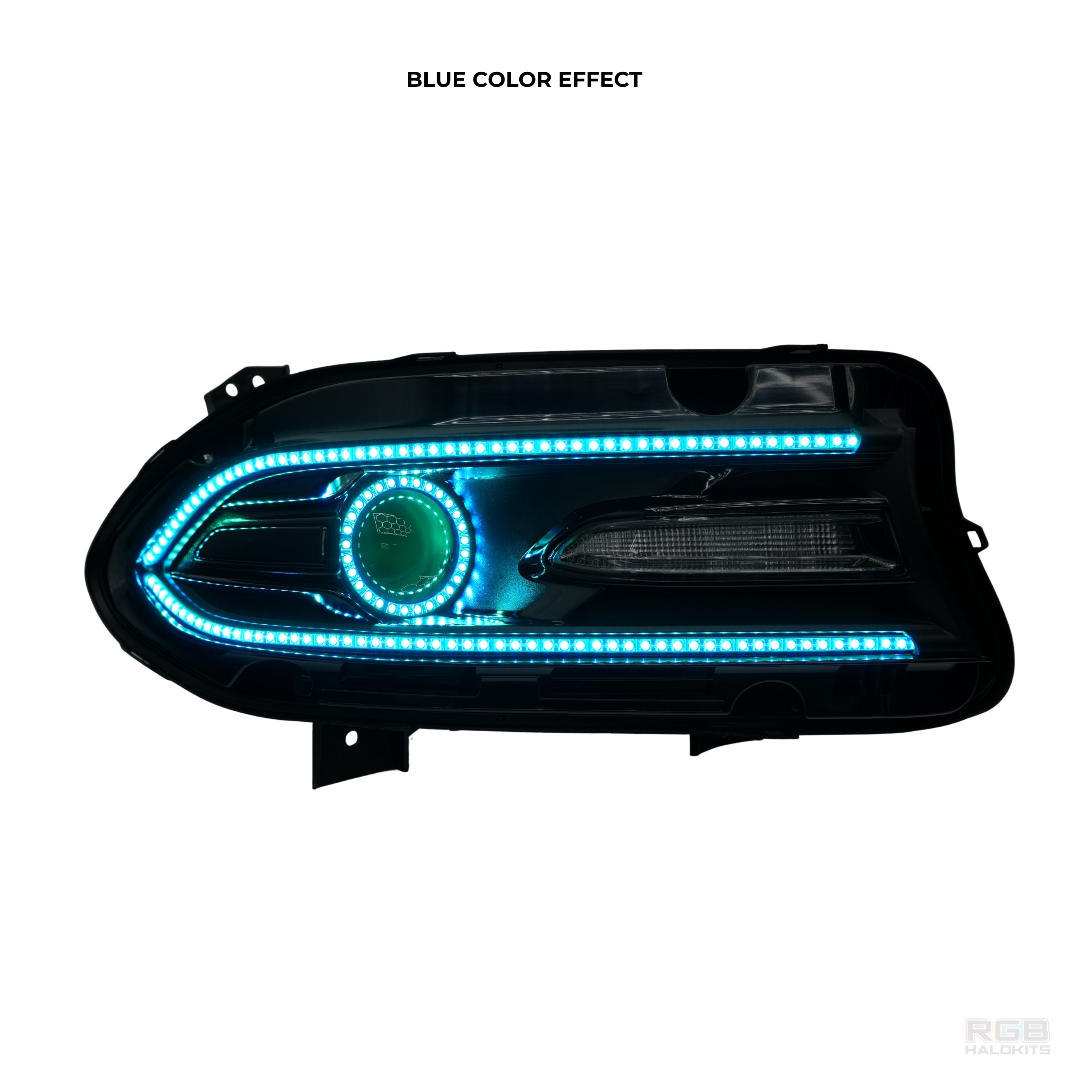 Dodge Charger: Multicolor Headlights (2015-2023) Flow Series