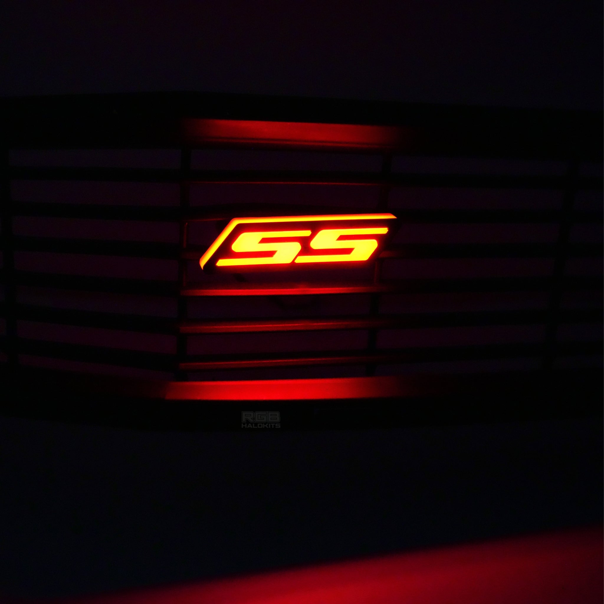 SS LED Emblem Badge: Multicolor (for Chevrolet)