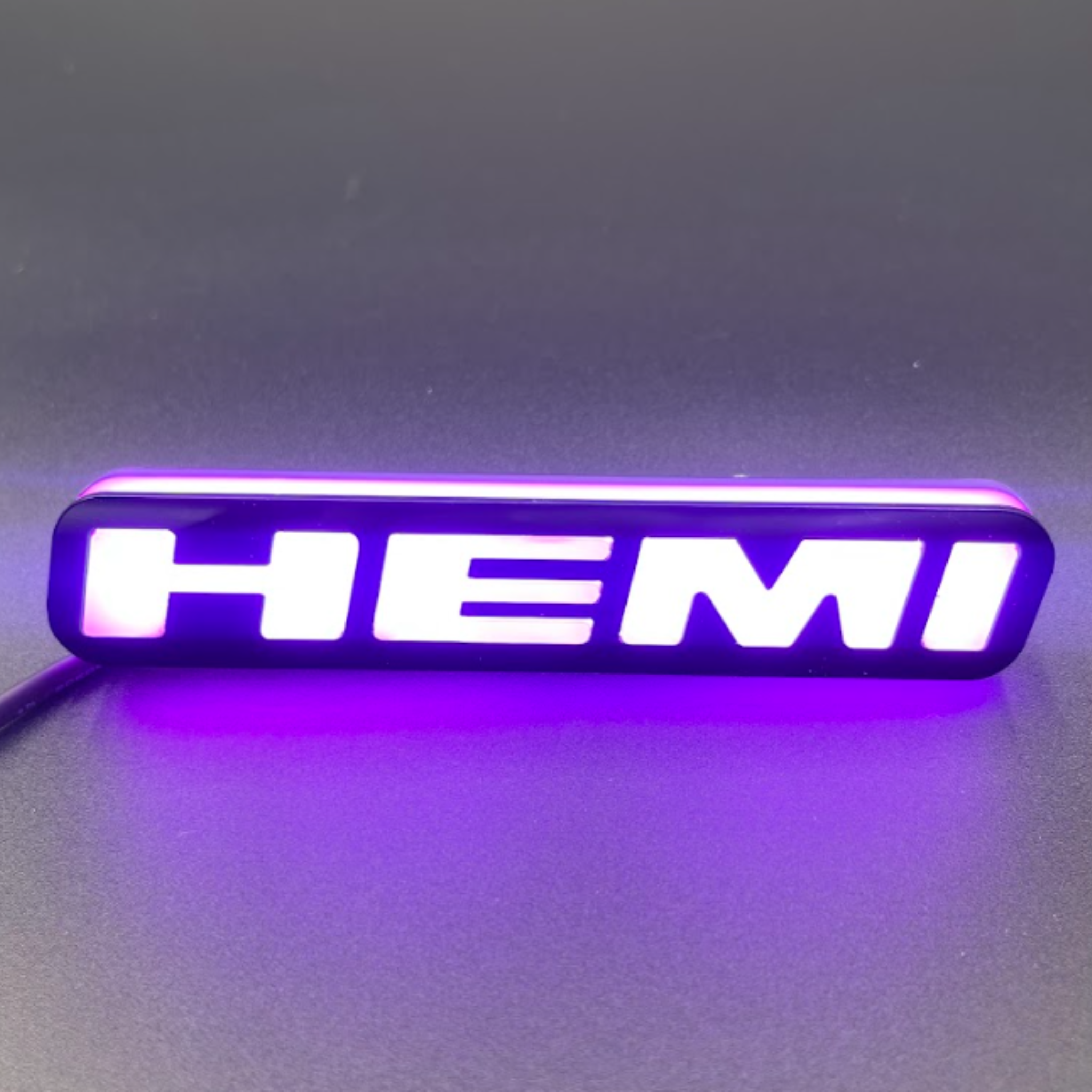 Hemi LED Badge: (Multicolor)