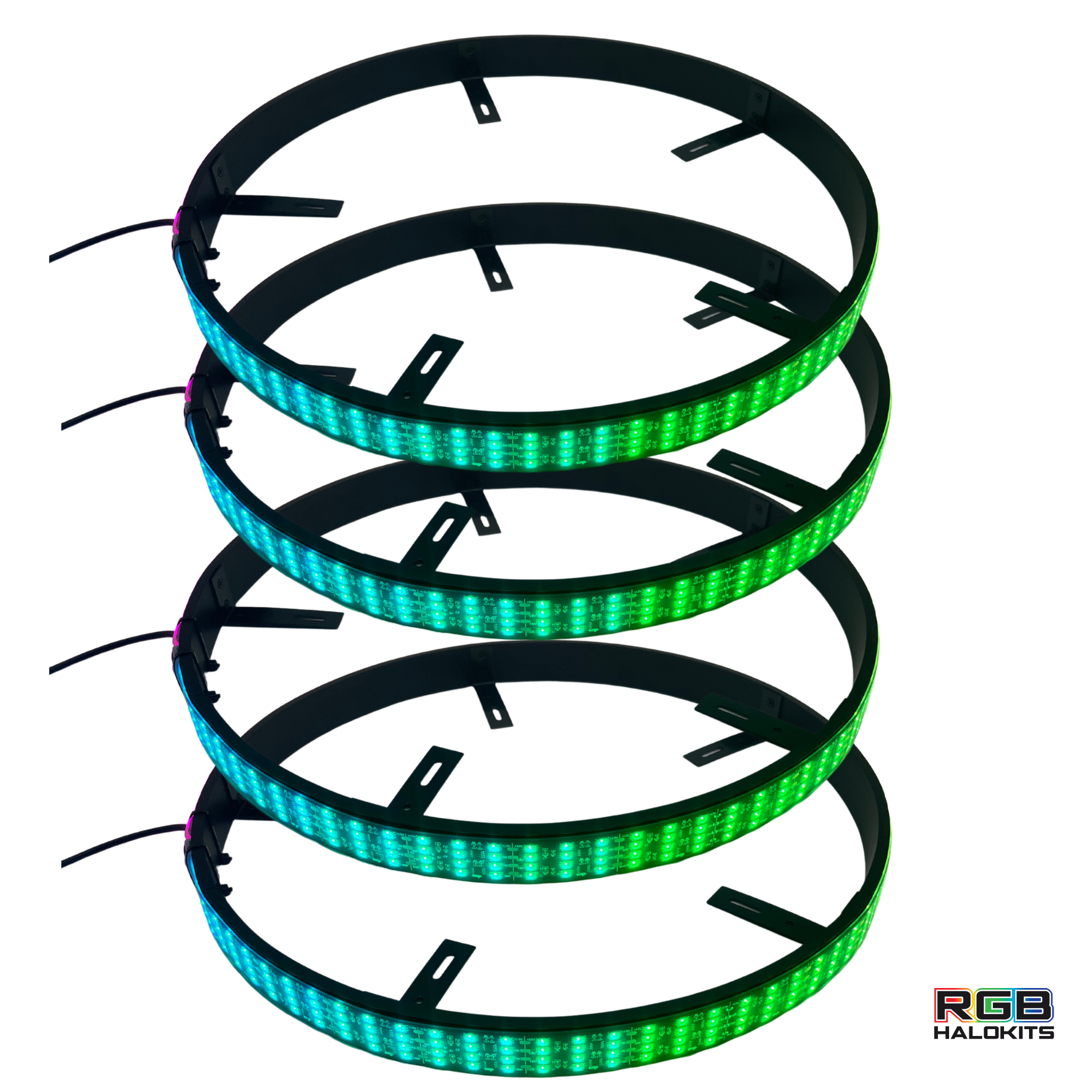 Quad 4 Row LED Wheel Ring (Replacements)