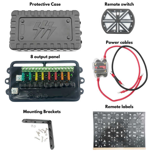 8-Gang Switch Panel