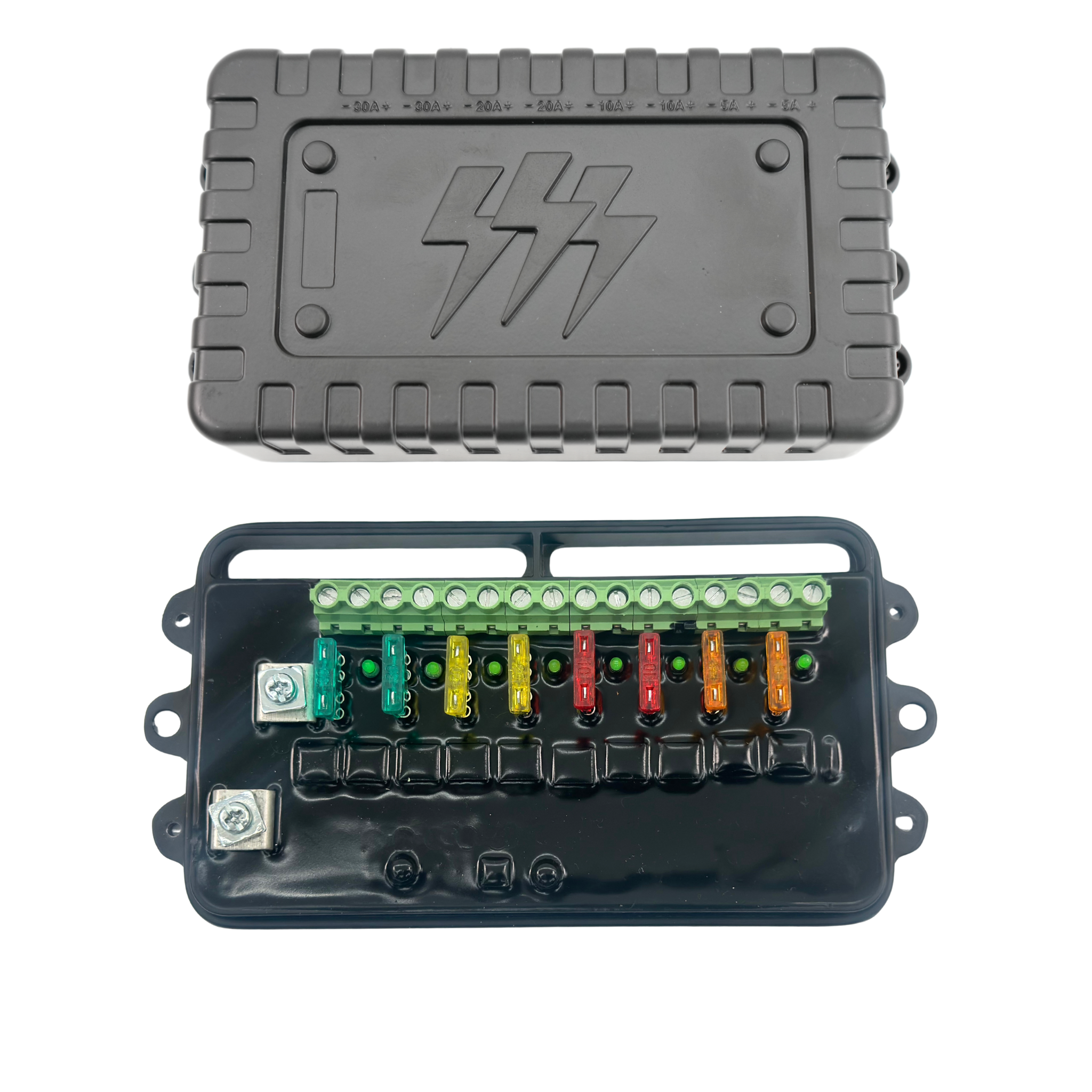 8-Gang Switch Panel – Custom Multicolor LED Lighting by RGB Halo Kits