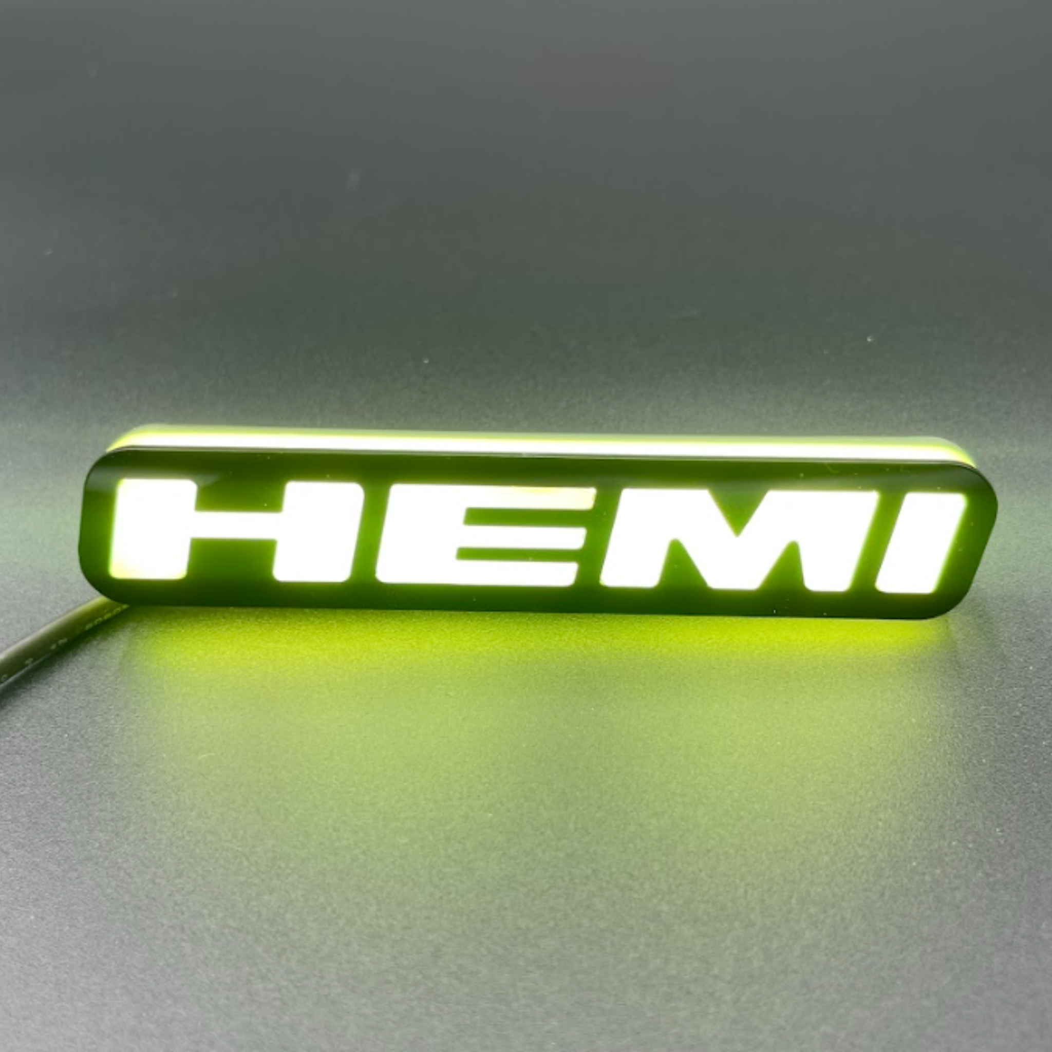 Hemi LED Badge: (Multicolor)