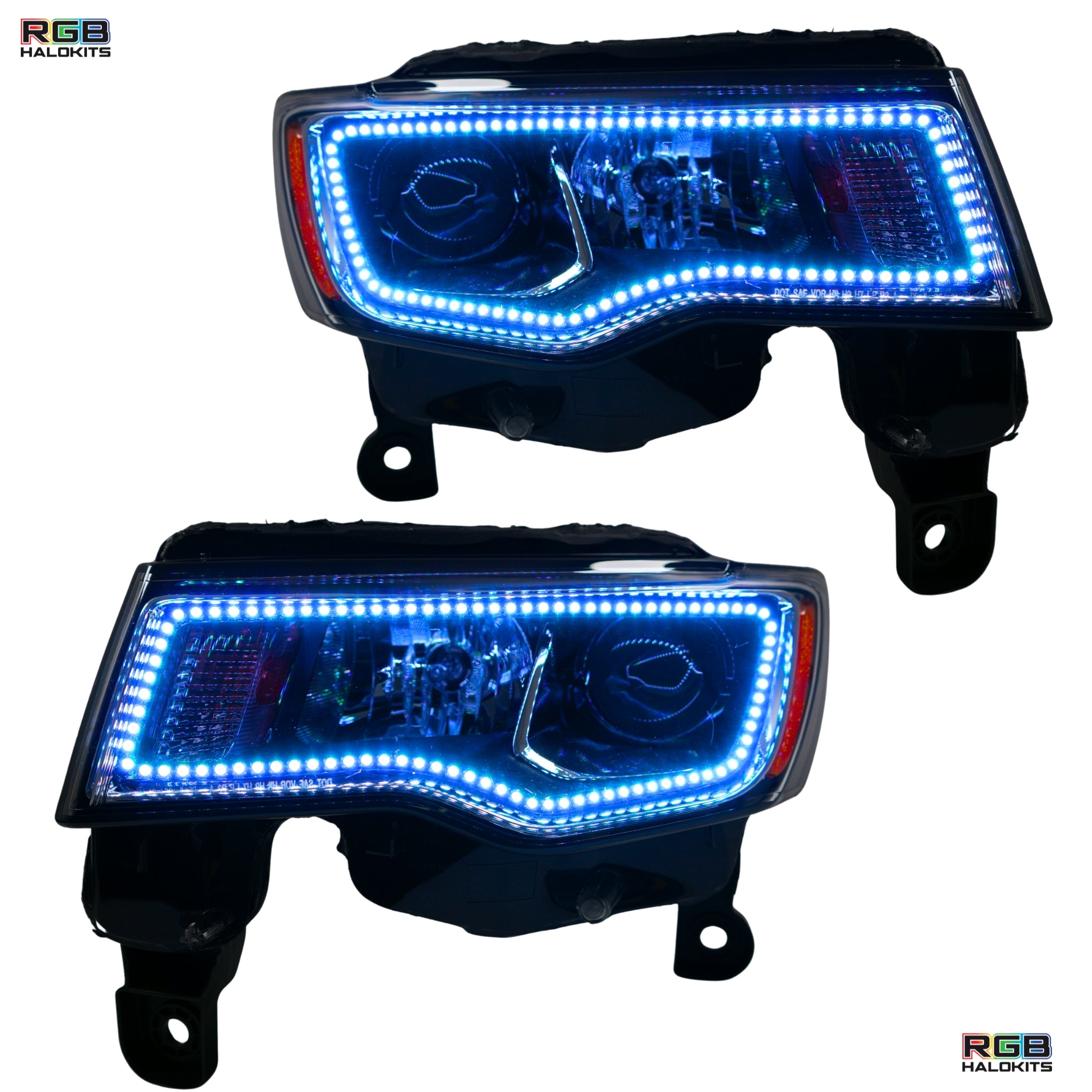 Jeep Grand Cherokee Multicolor Flow Series Halo Kit (2014-2021) – Custom Multicolor LED Lighting by RGB Halo Kits