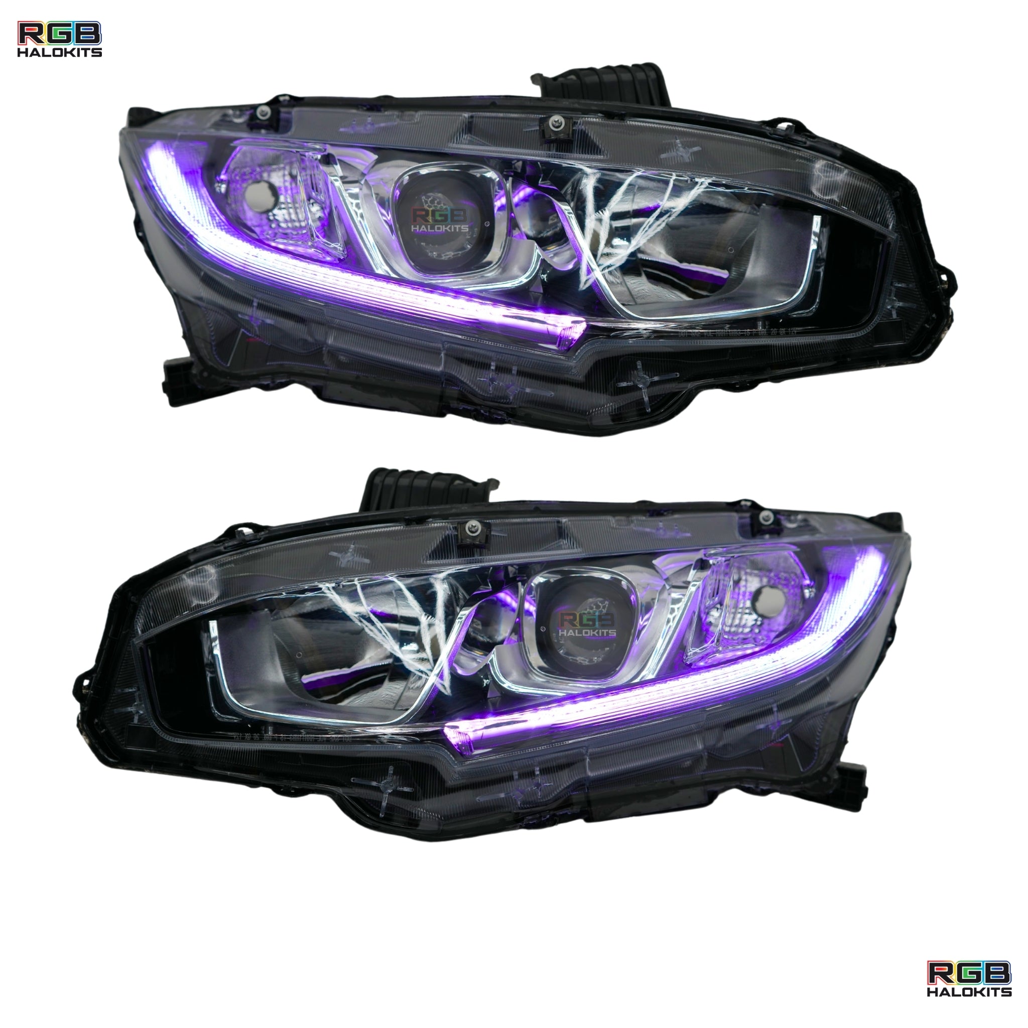 Honda Civic Multicolor Flow Series DRL Boards (2016-2021)