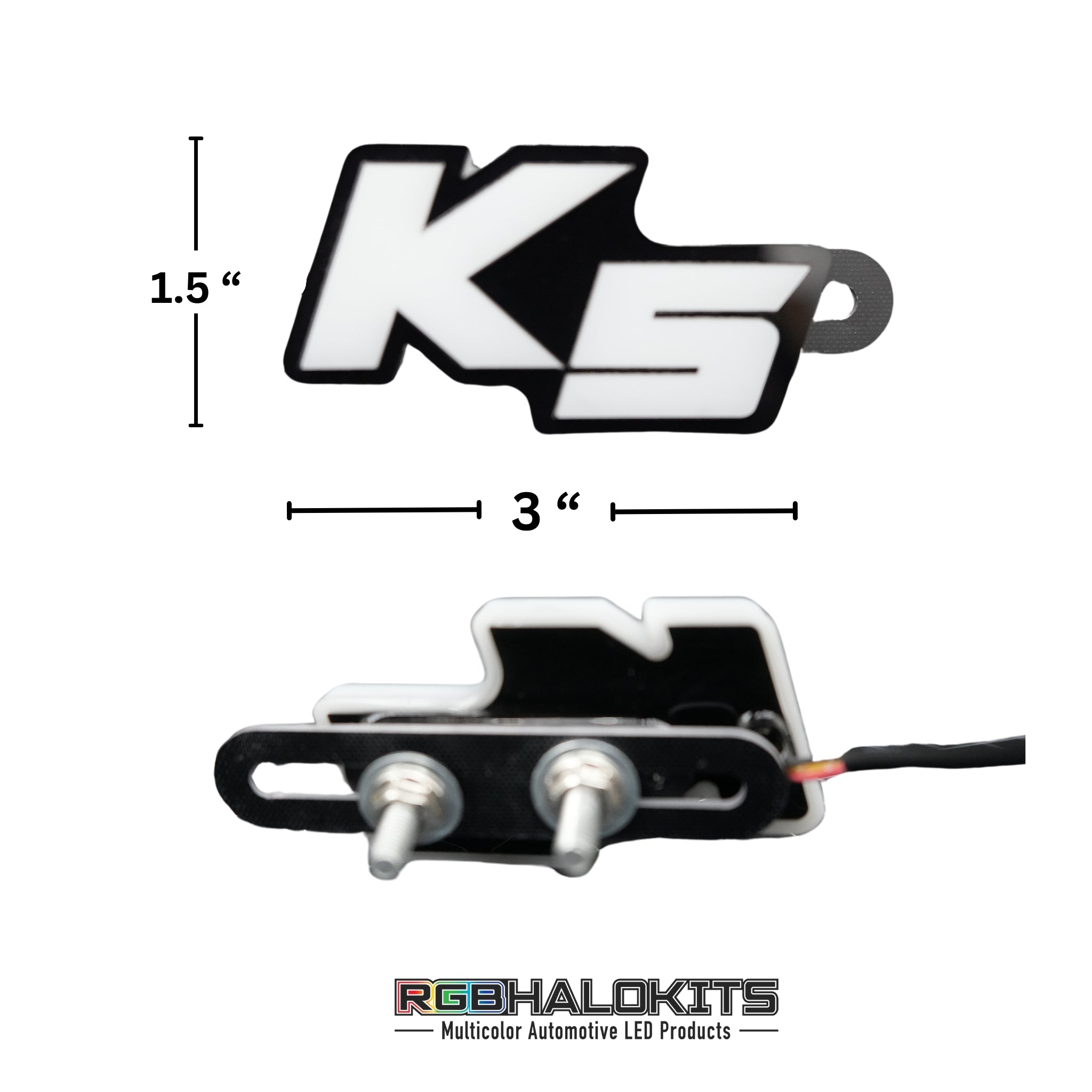 Kia K5 LED Badge: (Multicolor)