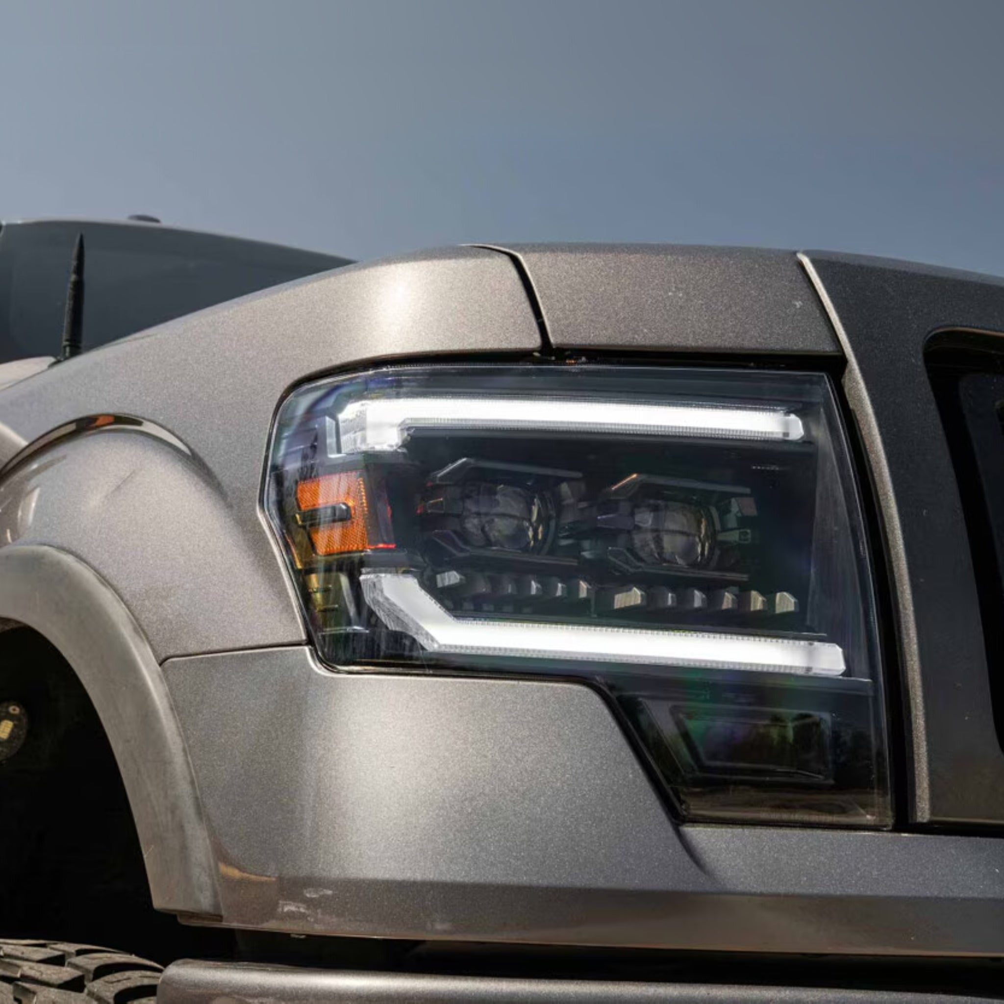 Ford F150: LED Headlights (2009 - 2014) | XB Evo Hybrid – Custom Multicolor LED Lighting by RGB Halo Kits