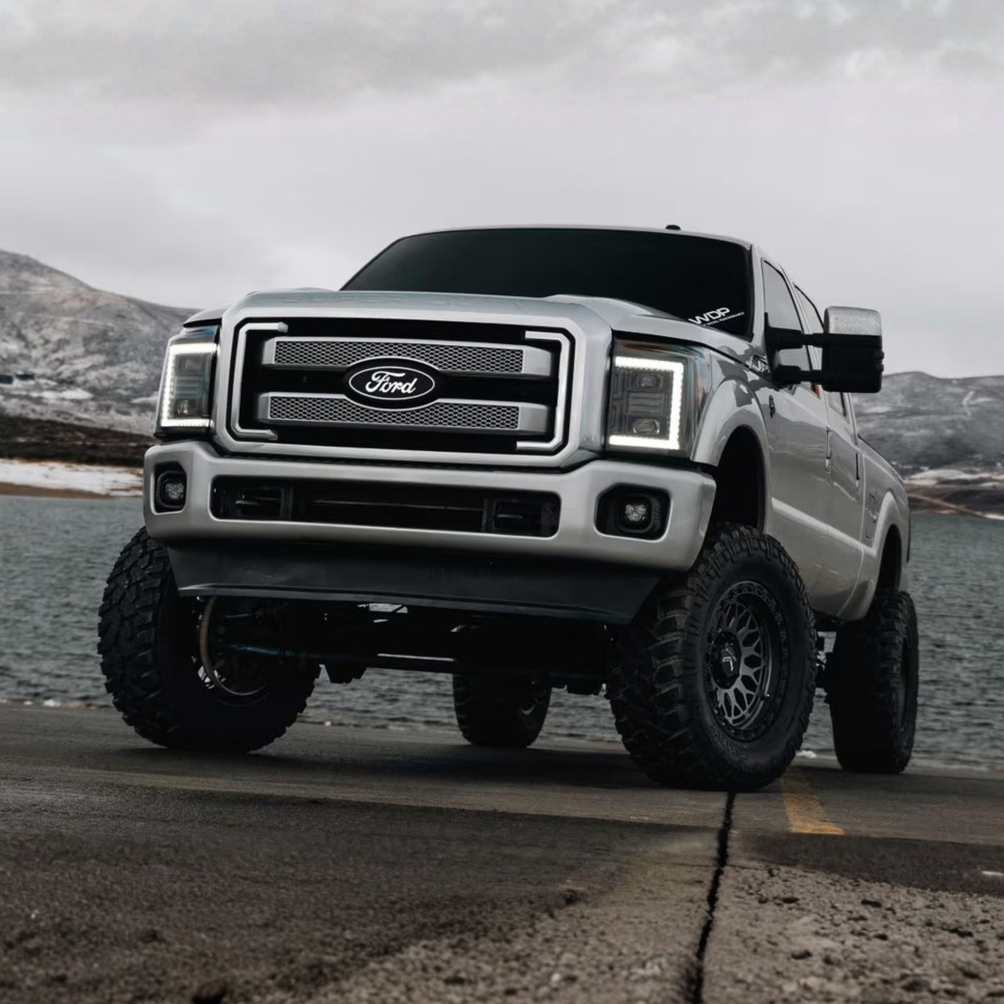 FORD SUPER DUTY (11-16): XB HYBRID LED HEADLIGHTS – Custom Multicolor LED Lighting by RGB Halo Kits