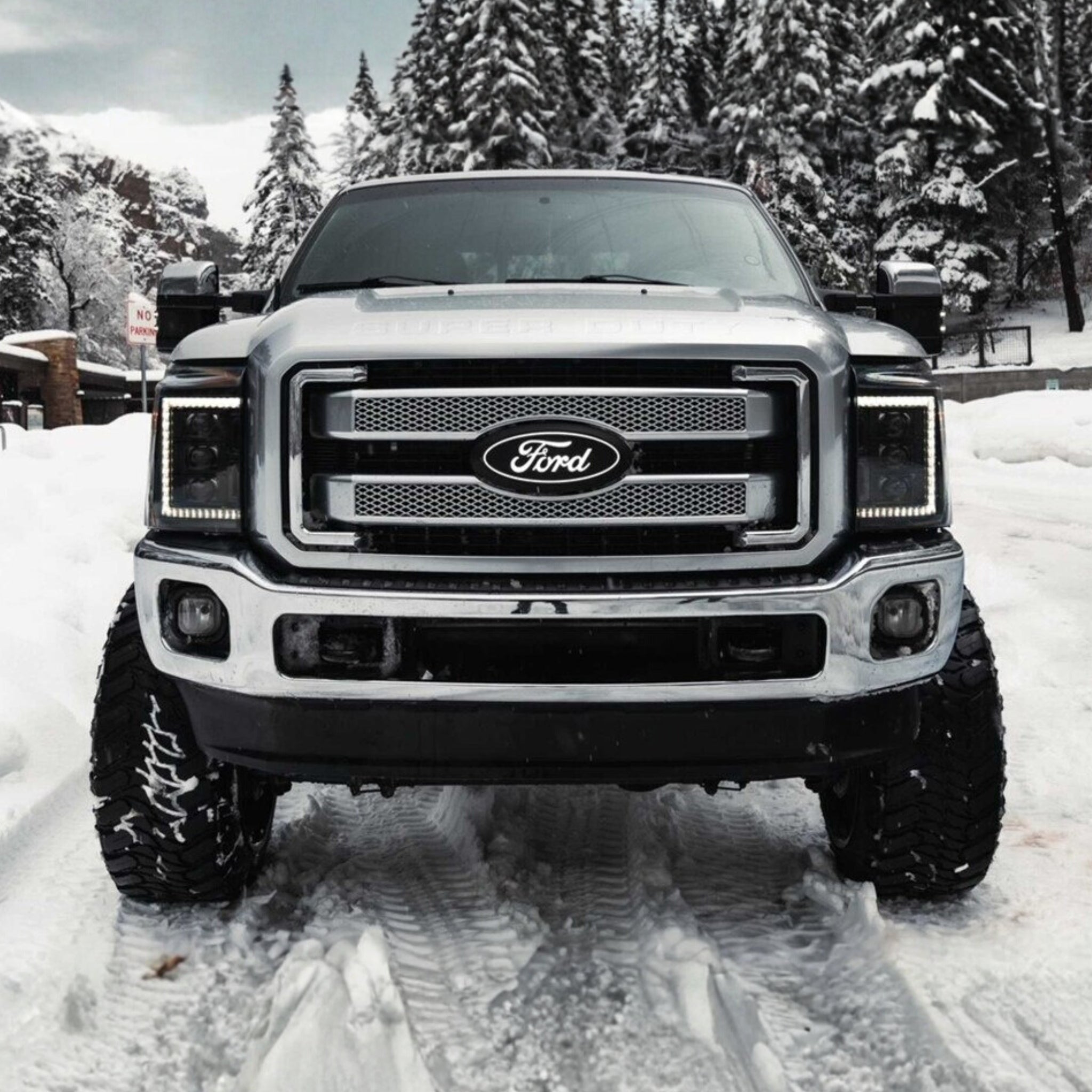 Ford Super Duty: LED Headlights (2011 - 2016) | XB – Custom Multicolor LED Lighting by RGB Halo Kits