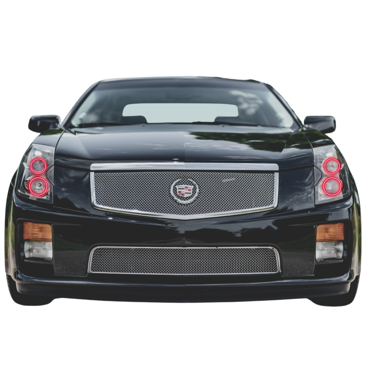 Cadillac CTS 2003-2007 Projector Headlights Chrome Halo A132YUJV101 - TopGearAut