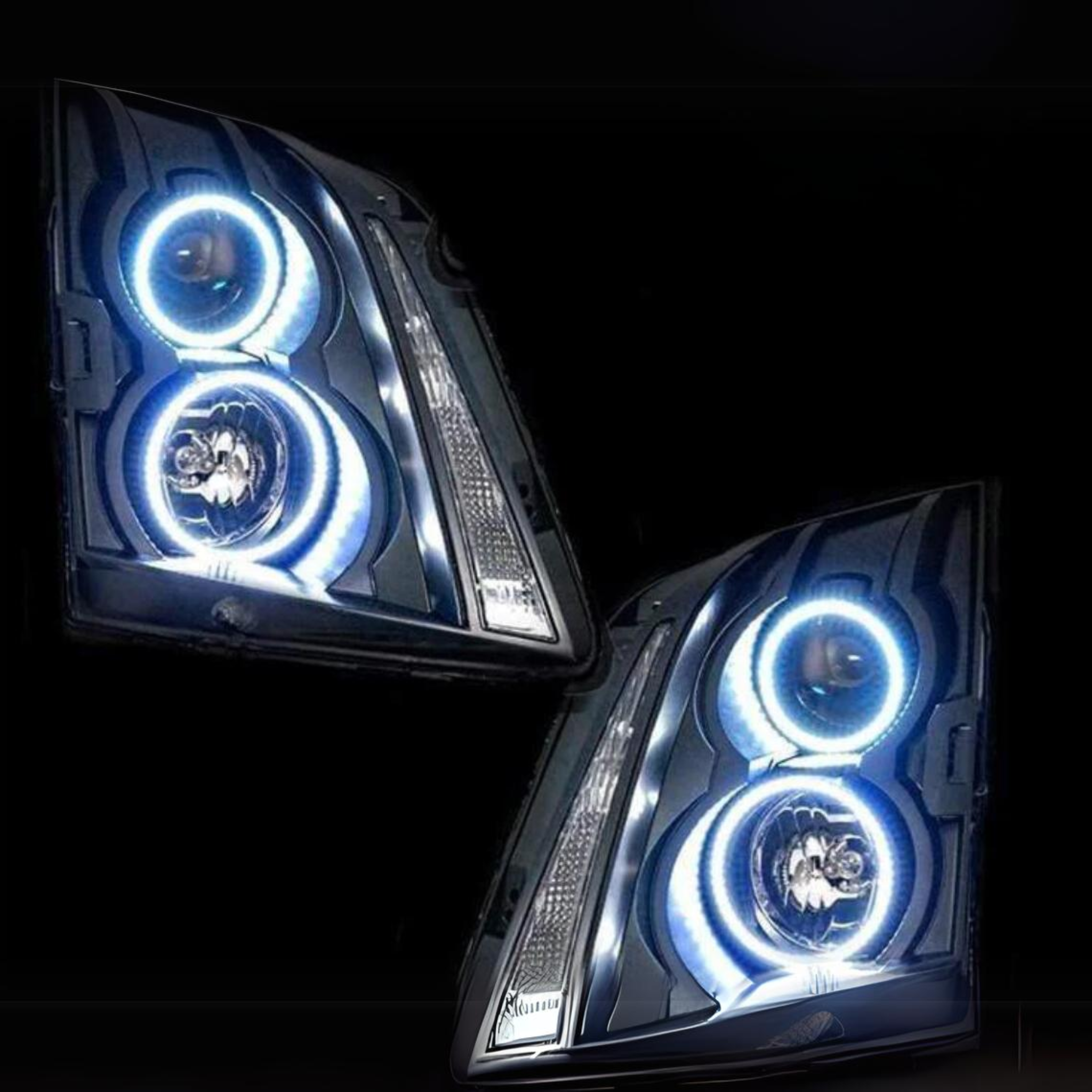 Cadillac CTS/CTS-V Sedan Multicolor Halo Kit (2008-2013) – Custom Multicolor LED Lighting by RGB Halo Kits