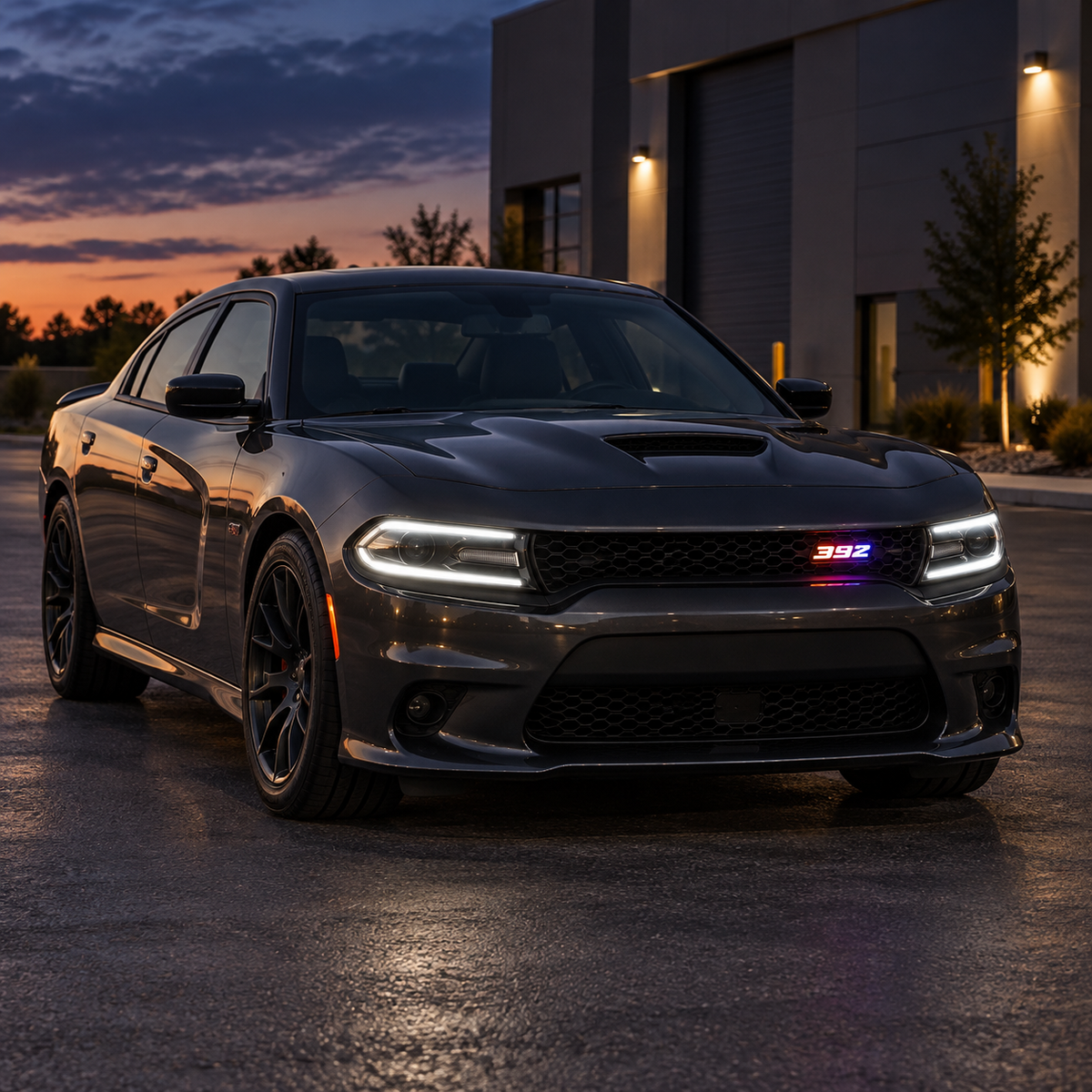 LED Emblem Badge: (Multicolor) – Compatible with Dodge 392 Models