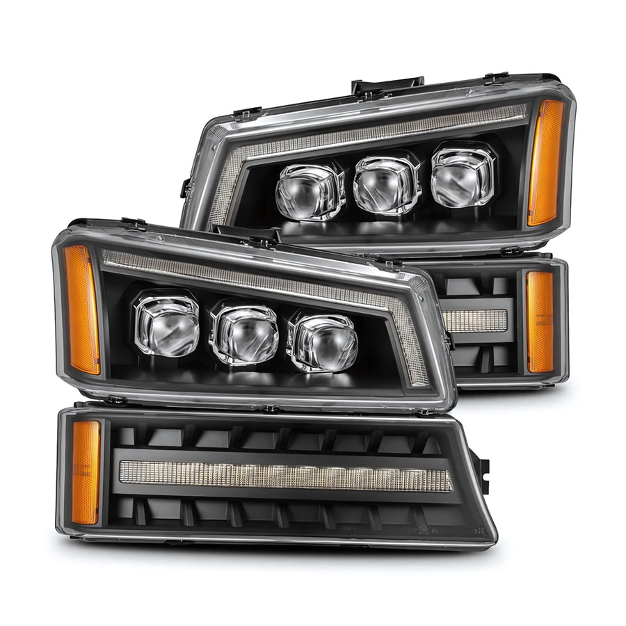 Chevrolet Avalanche (2002-2006) Headlights | Alpharex – Custom Multicolor LED Lighting by RGB Halo Kits
