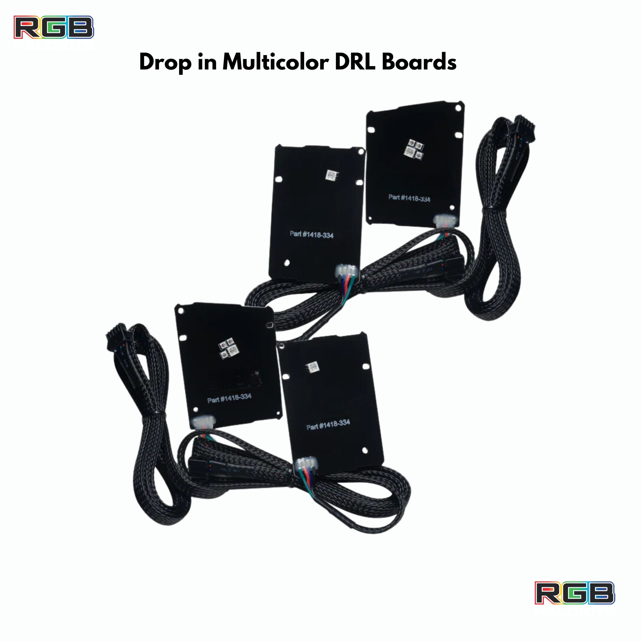 Chevrolet Camaro LS/LT RGBW DRL Boards (2019-2021) – Custom Multicolor LED Lighting by RGB Halo Kits