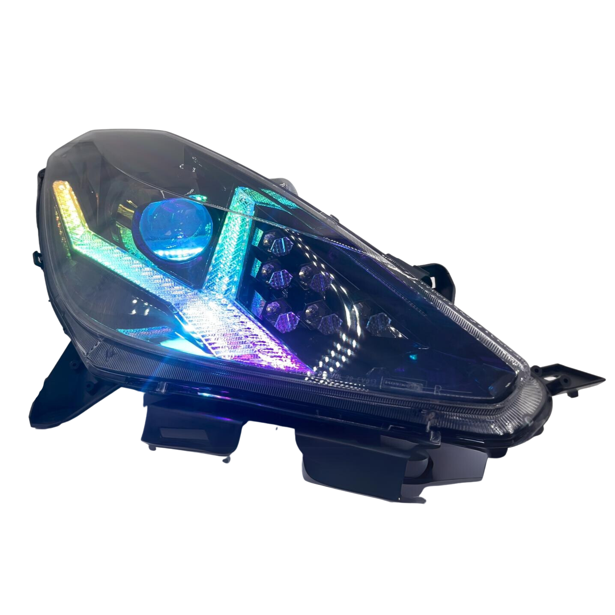 Chevrolet Corvette: Multicolor Flow Series Headlights (2014-2019) | XB Morimoto – Custom Multicolor LED Lighting by RGB Halo Kits