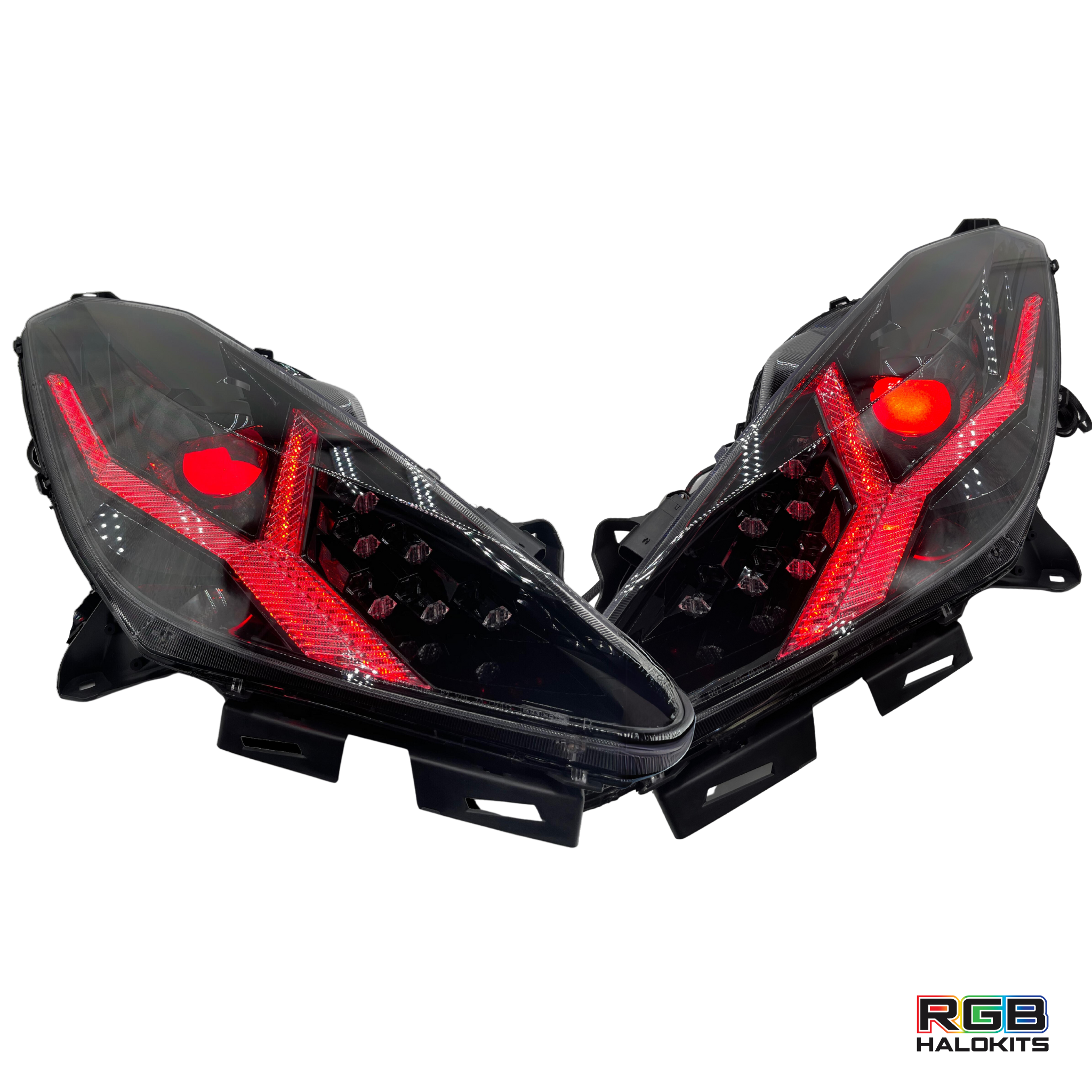 Chevrolet Corvette: Multicolor Flow Series Headlights (2014-2019) | XB Morimoto – Custom Multicolor LED Lighting by RGB Halo Kits