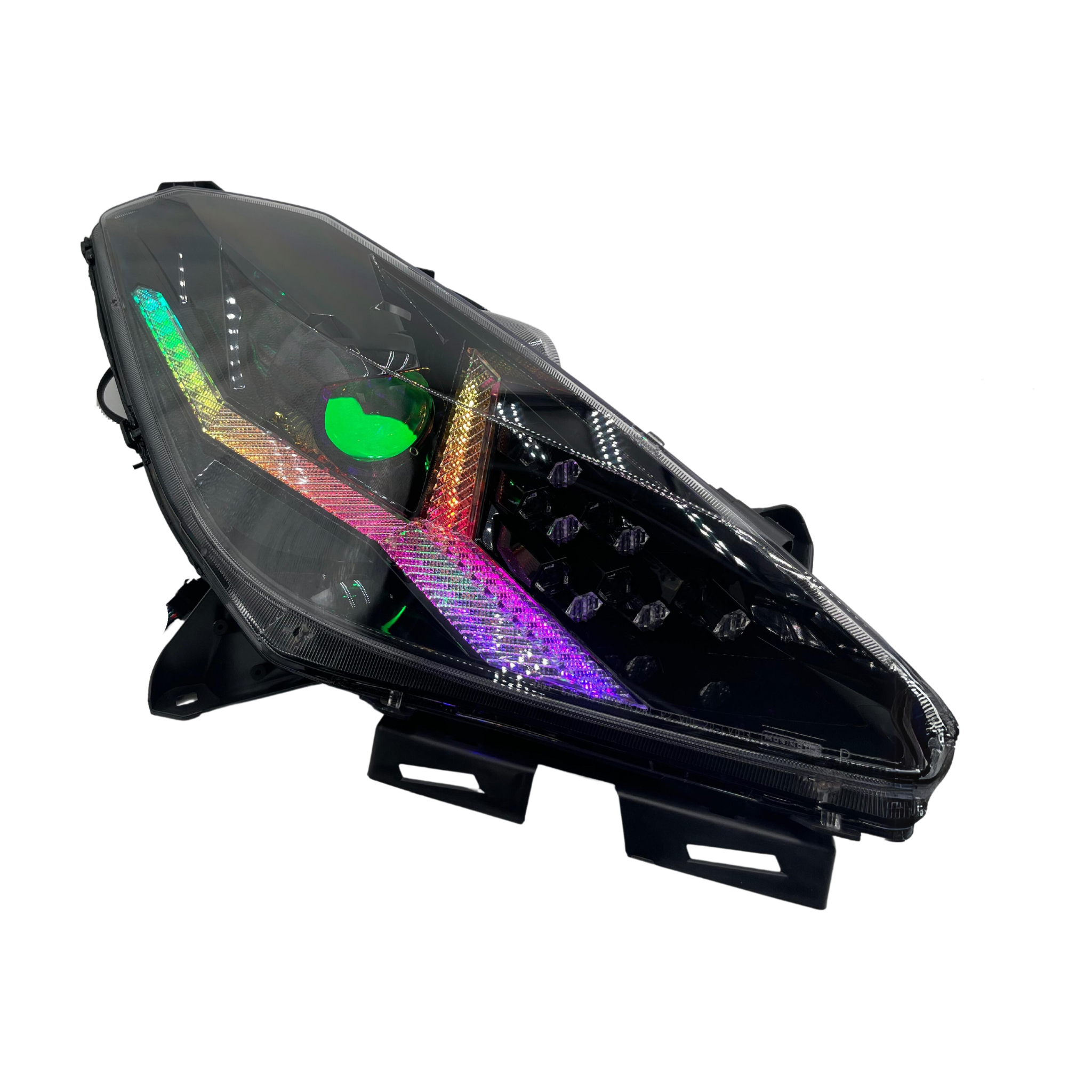 Chevrolet Corvette: Multicolor Flow Series Headlights (2014-2019) | XB Morimoto – Custom Multicolor LED Lighting by RGB Halo Kits
