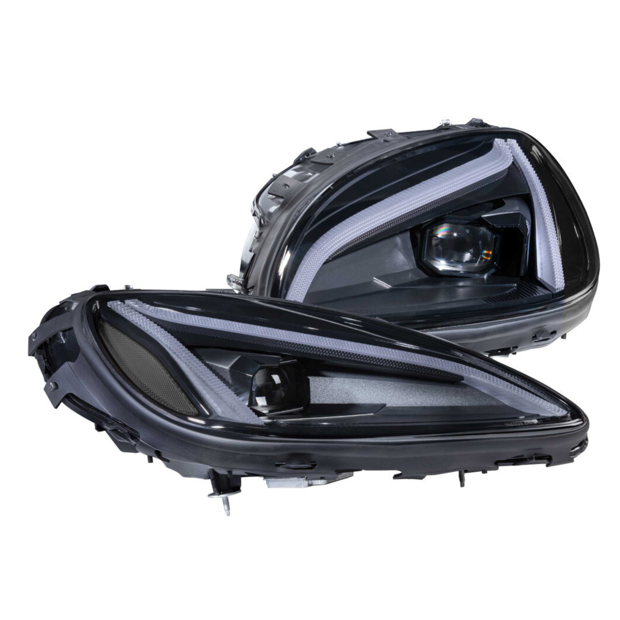 Chevrolet Corvette: Multicolor Flow Series LED Headlights Gen II (2005-2013) | XB Morimoto – Custom Multicolor LED Lighting by RGB Halo Kits