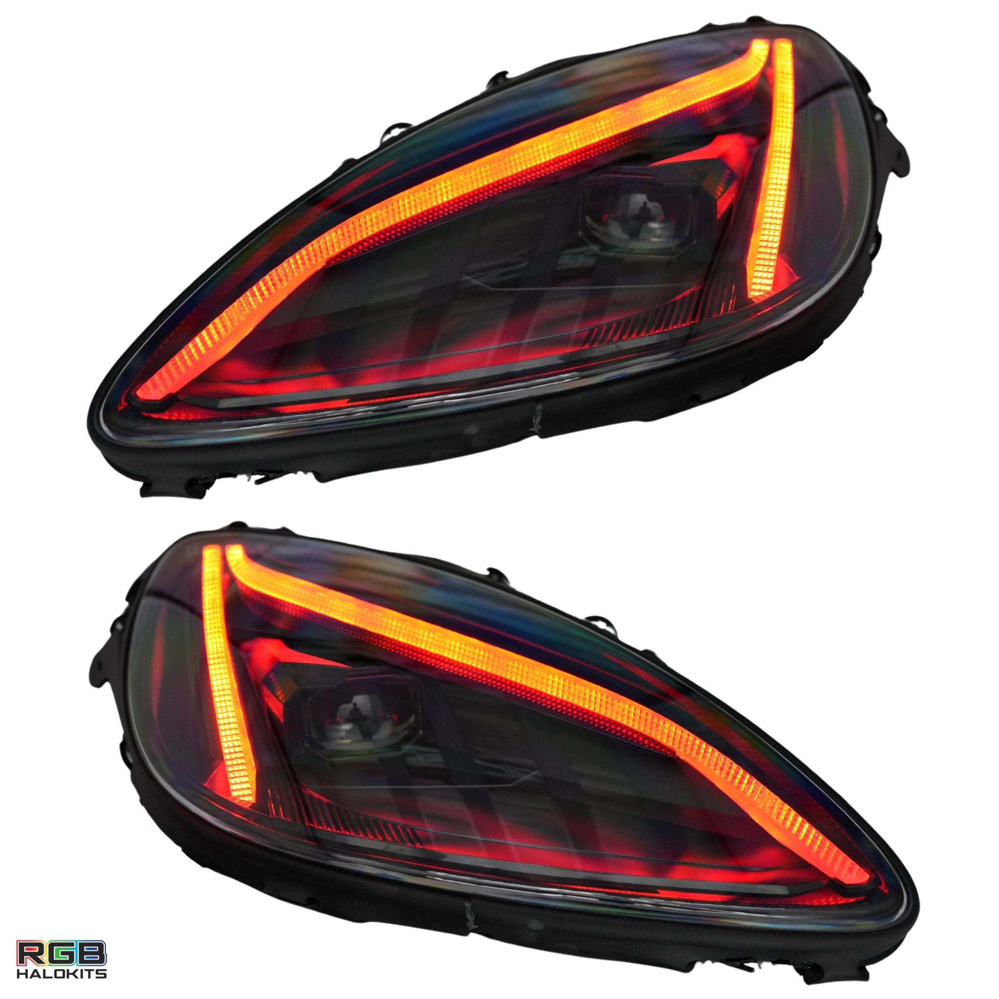 Chevrolet Corvette: Multicolor Flow Series LED Headlights Gen II (2005-2013) | XB Morimoto – Custom Multicolor LED Lighting by RGB Halo Kits