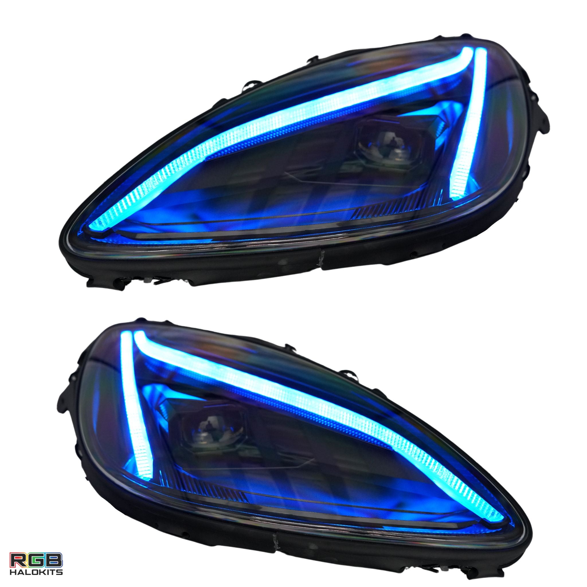 Chevrolet Corvette: Multicolor Flow Series LED Headlights Gen II (2005-2013) | XB Morimoto – Custom Multicolor LED Lighting by RGB Halo Kits