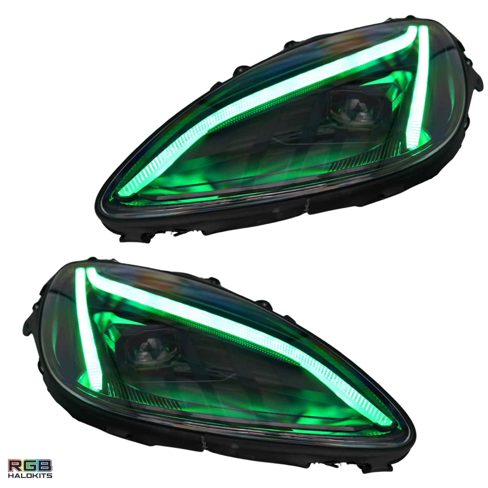 Chevrolet Corvette: Multicolor Flow Series LED Headlights Gen II (2005-2013) | XB Morimoto – Custom Multicolor LED Lighting by RGB Halo Kits