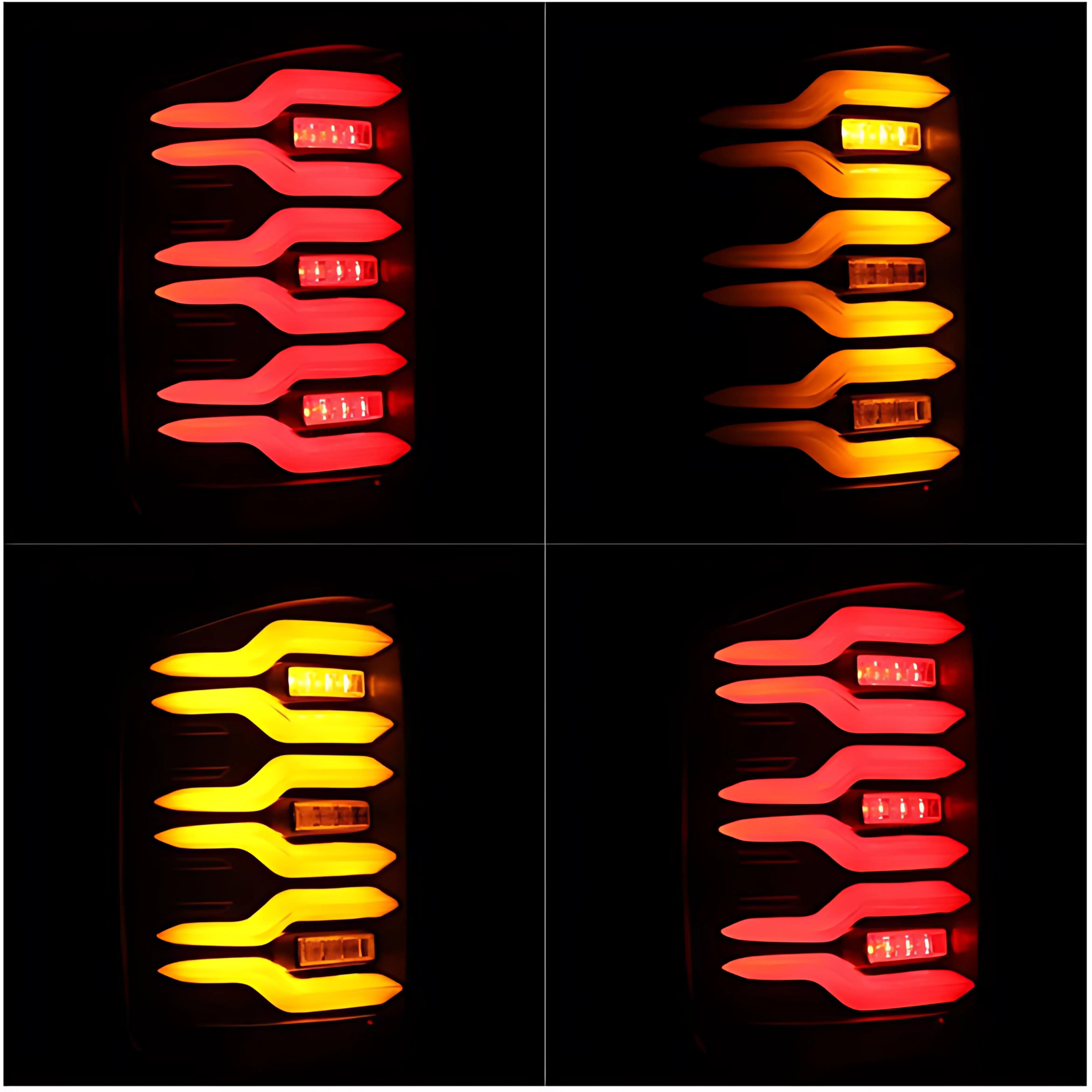 Chevrolet Silverado 1500(2014-2018) / Silverado 2500HD/3500HD (2015-2019) / GMC Sierra 3500HD (2015-2019) Tail Lights | Alpharex – Custom Multicolor LED Lighting by RGB Halo Kits