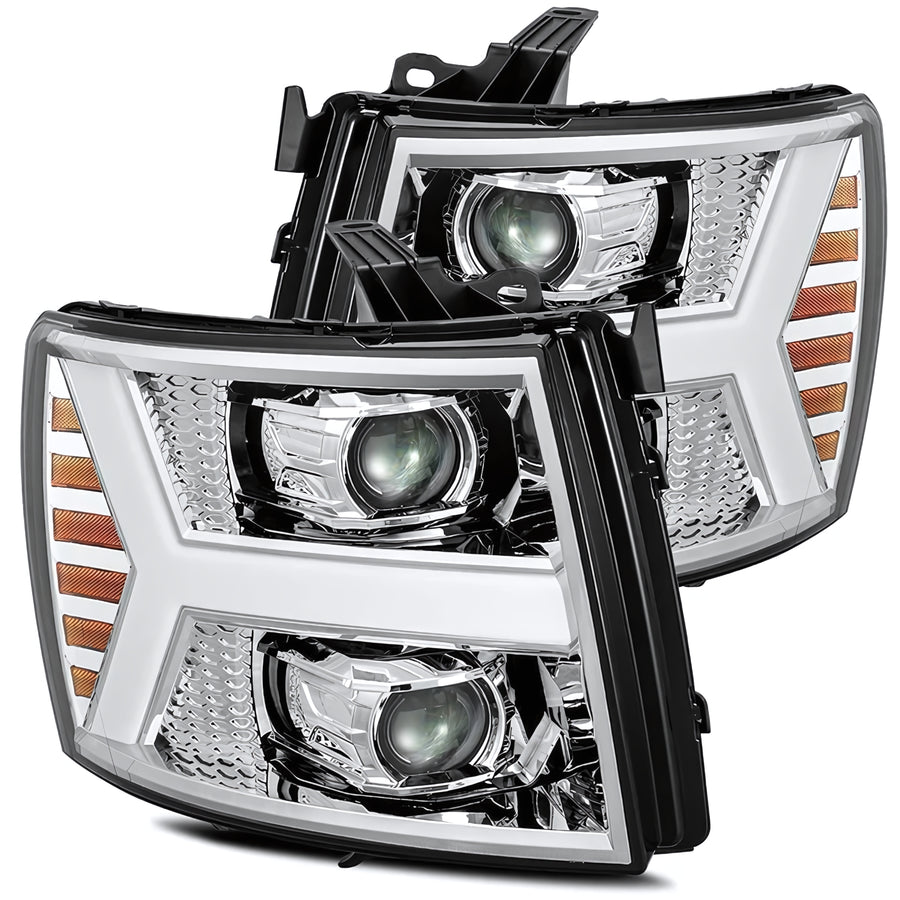 Chevrolet Silverado (2007-2013) Headlights | Alpharex – Custom Multicolor LED Lighting by RGB Halo Kits