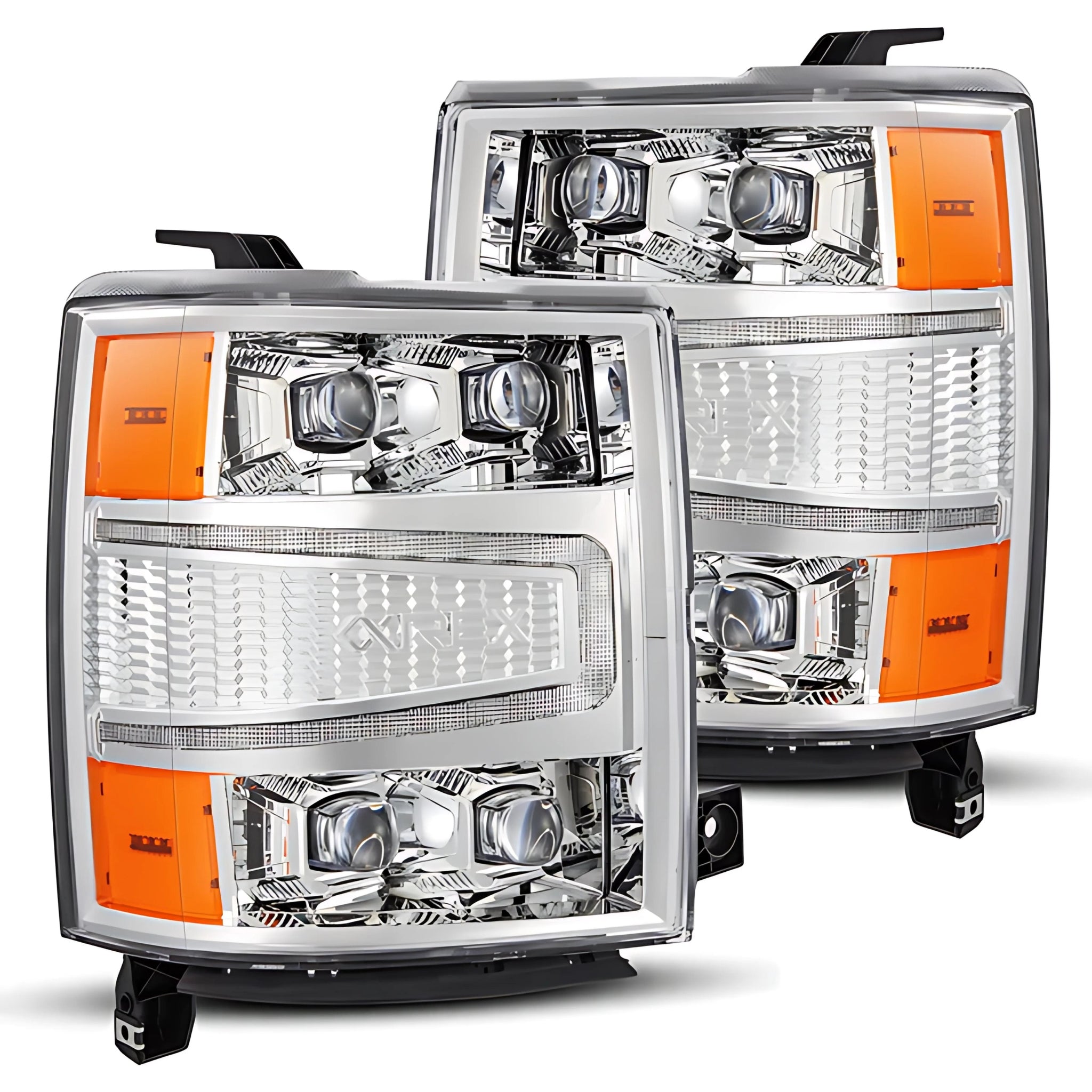 Chevrolet Silverado (2014-2015) Headlights | Alpharex – Custom Multicolor LED Lighting by RGB Halo Kits