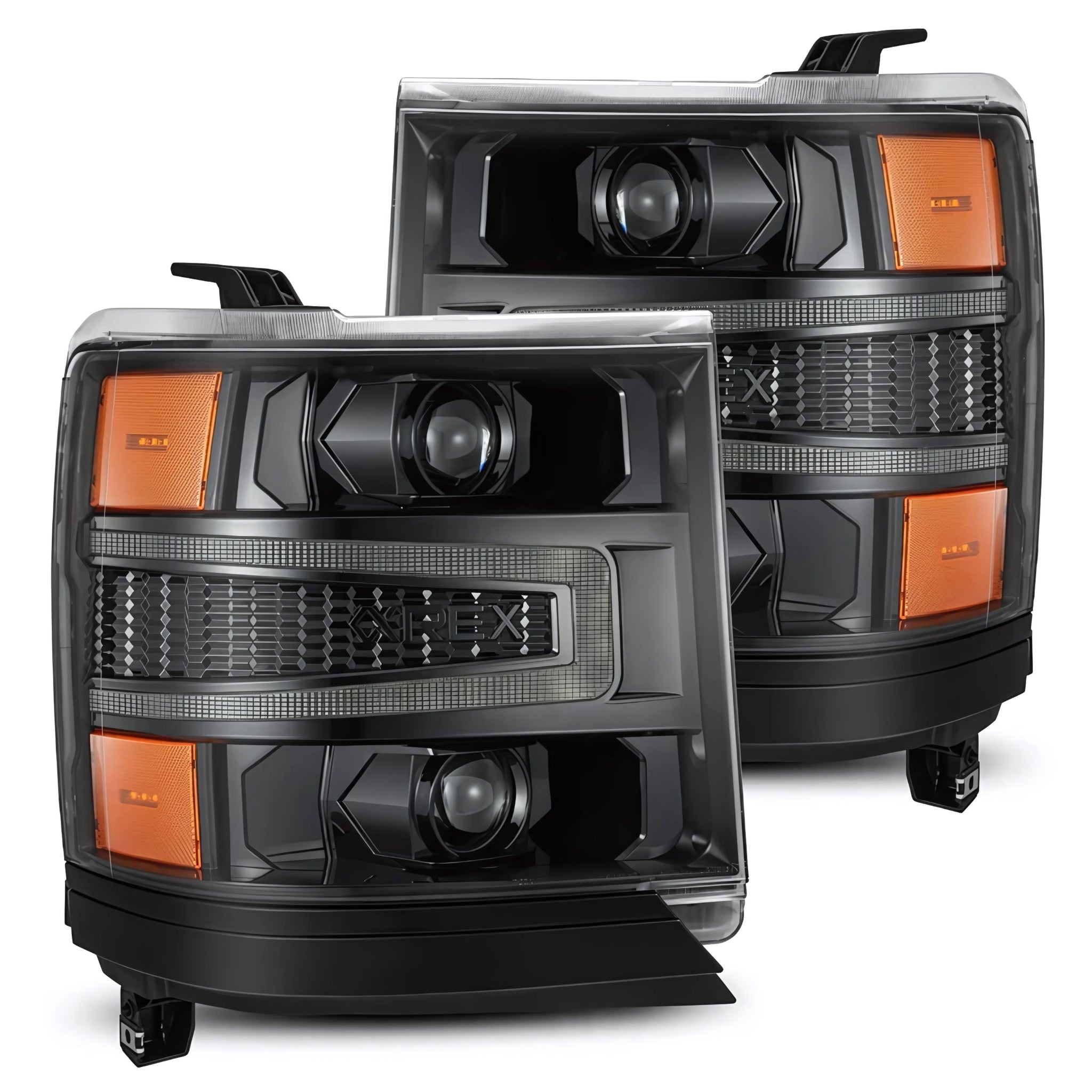 Chevrolet Silverado (2016-2018) Headlights | Alpharex – Custom Multicolor LED Lighting by RGB Halo Kits