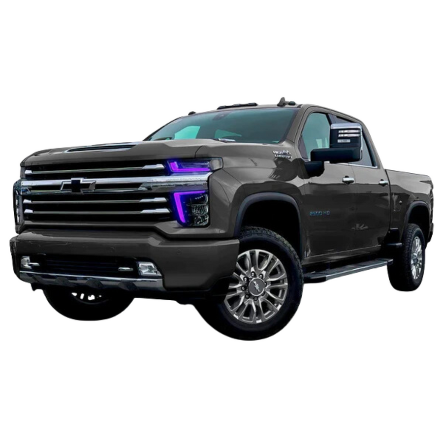 Chevrolet Silverado HD 2500/3500 RGBW DRL Boards (2020-2023) – Custom Multicolor LED Lighting by RGB Halo Kits