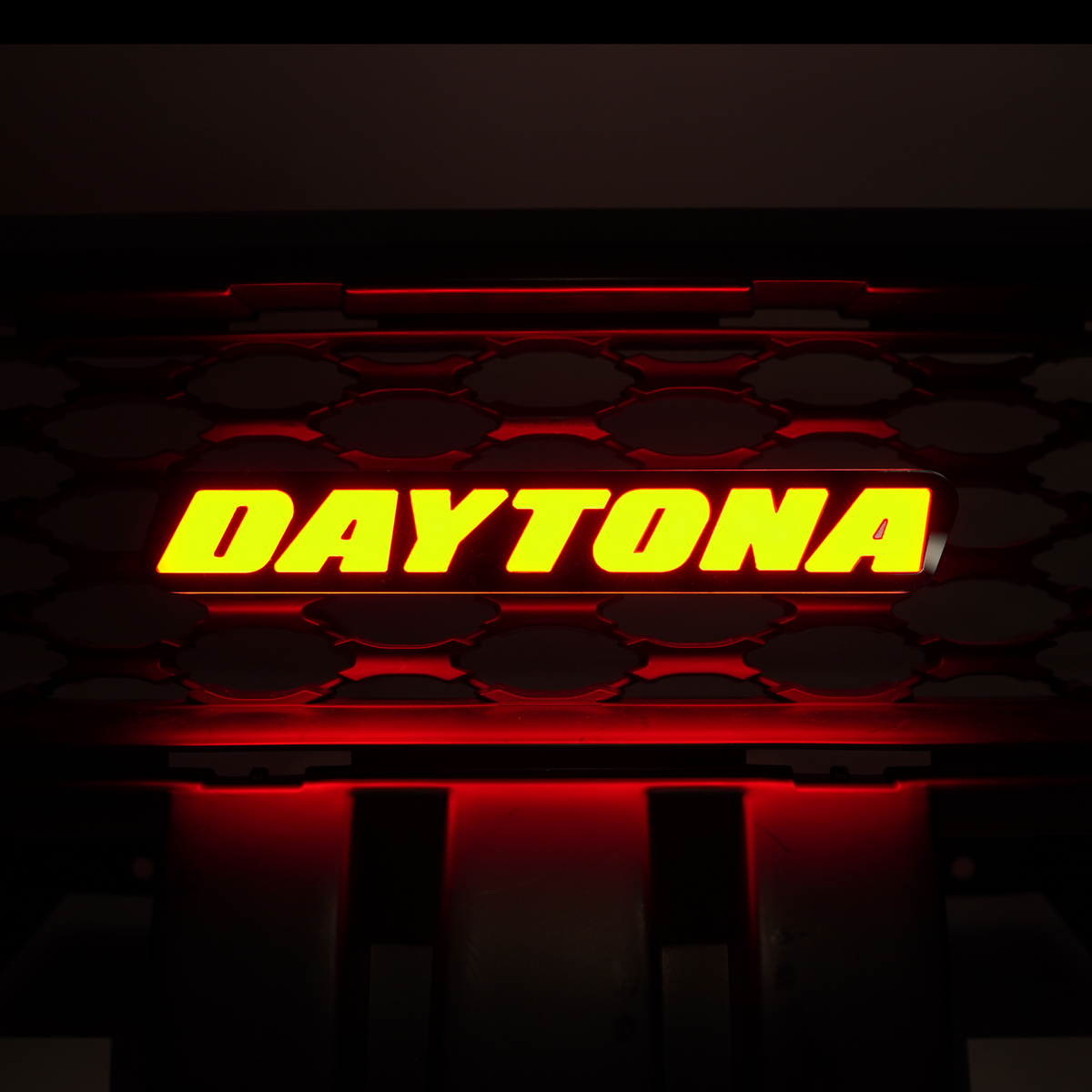Daytona LED Emblem Badge: (Multicolor)