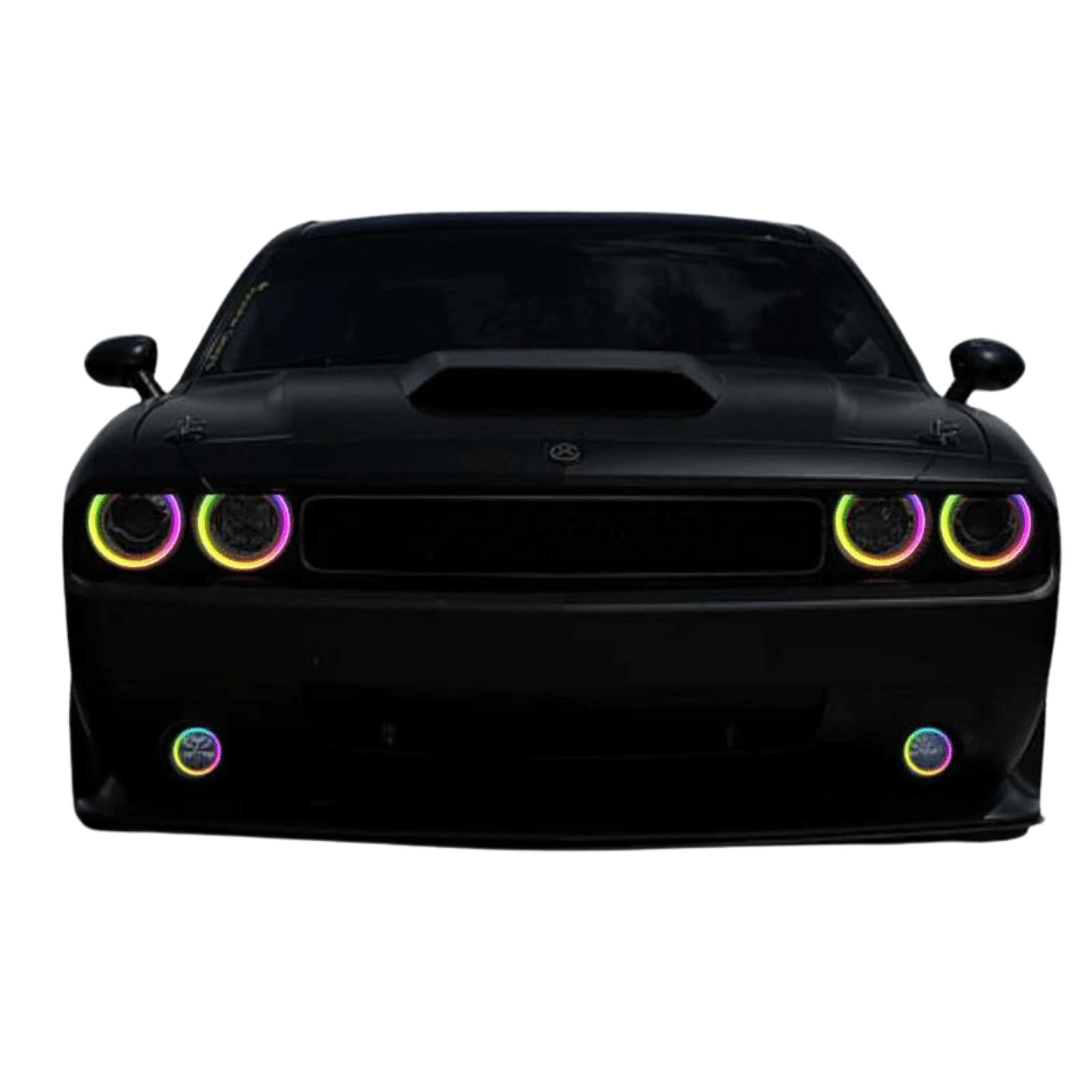 Dodge Challenger Multicolor Halo Kit (2008-2014) – Custom Multicolor LED Lighting by RGB Halo Kits
