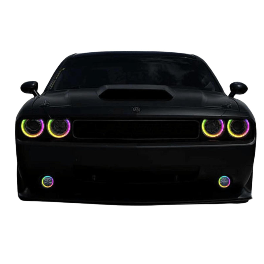 Dodge Challenger Multicolor Halo Kit (2008-2014) – Custom Multicolor LED Lighting by RGB Halo Kits