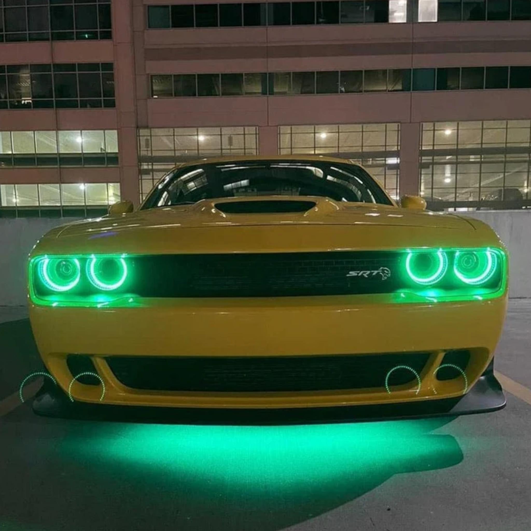 Dodge Challenger Multicolor Halo Kit (2015-2023) – Custom Multicolor LED Lighting by RGB Halo Kits