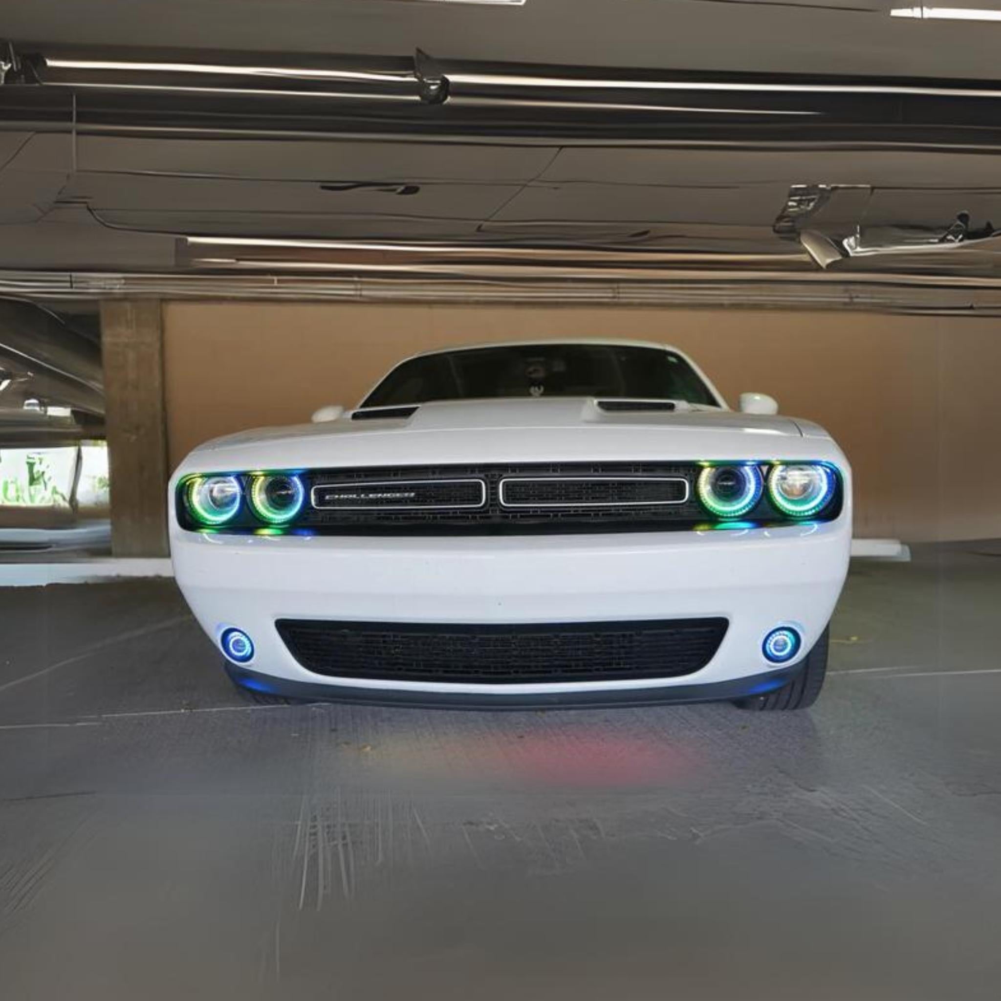 Dodge Challenger Multicolor Halo Kit (2015-2023) – Custom Multicolor LED Lighting by RGB Halo Kits