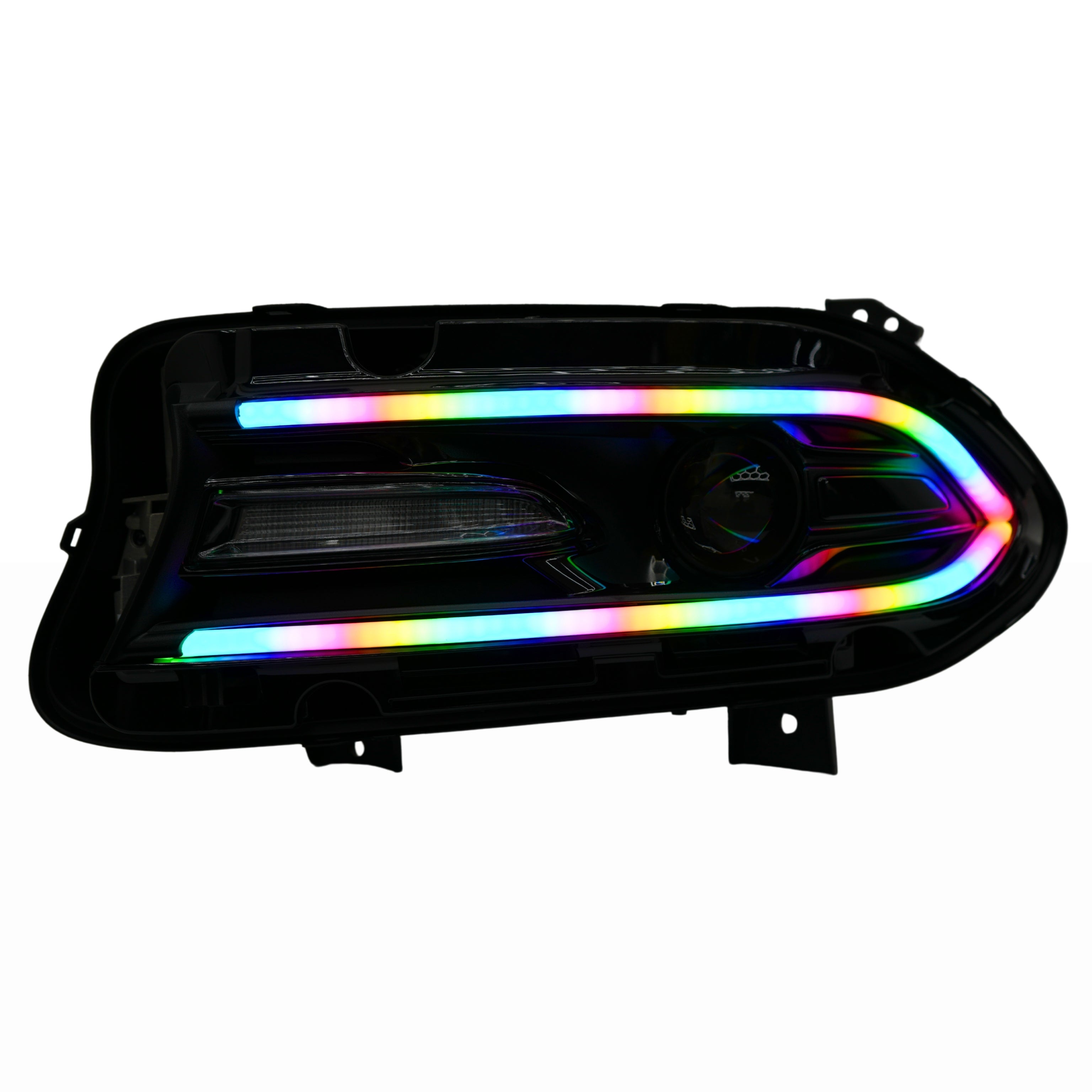 Dodge Charger Flow Series DRL Boards | Diffused LED (2015-2023) – Custom Multicolor LED Lighting by RGB Halo Kits