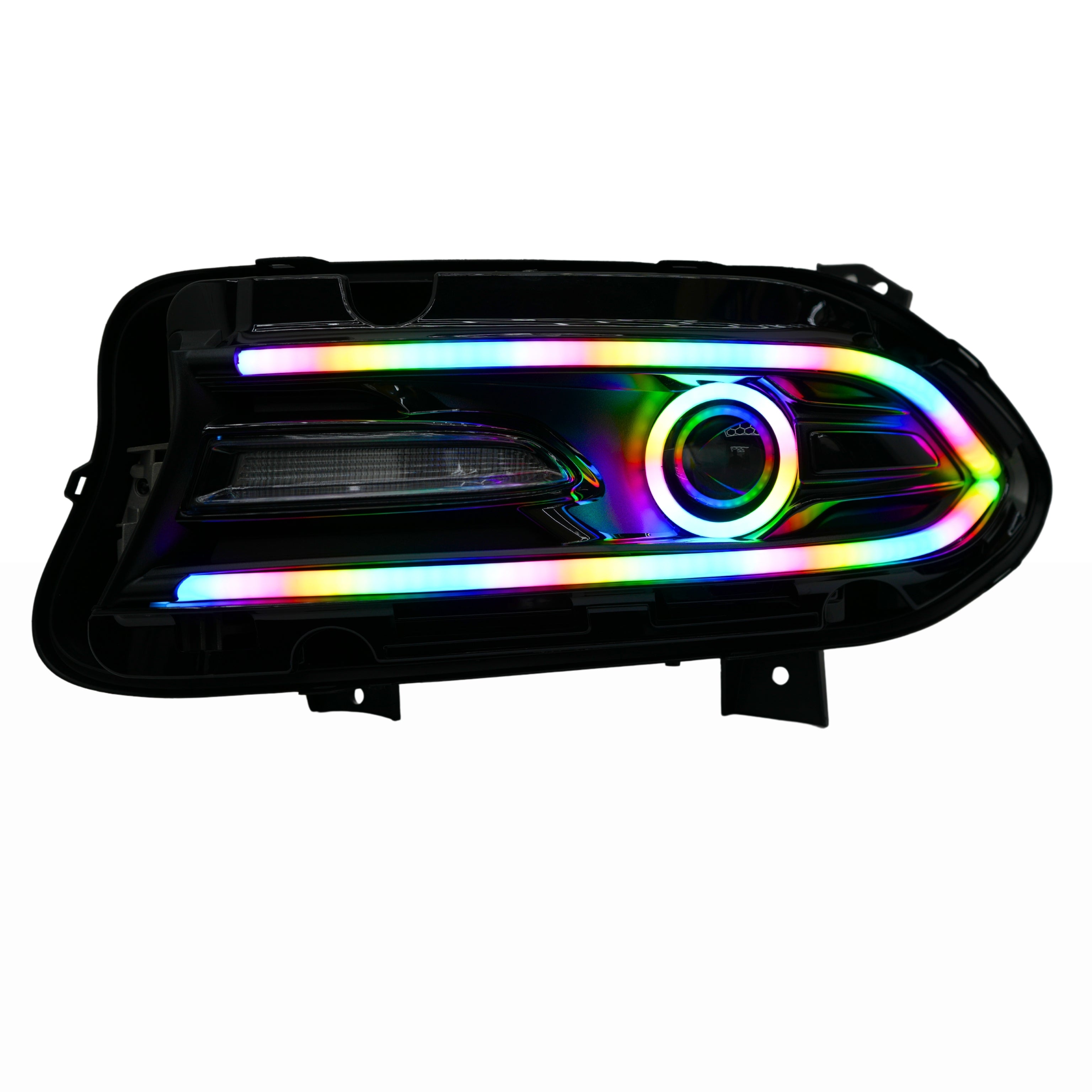 Dodge Charger Flow Series DRL Boards | Diffused LED (2015-2023) – Custom Multicolor LED Lighting by RGB Halo Kits
